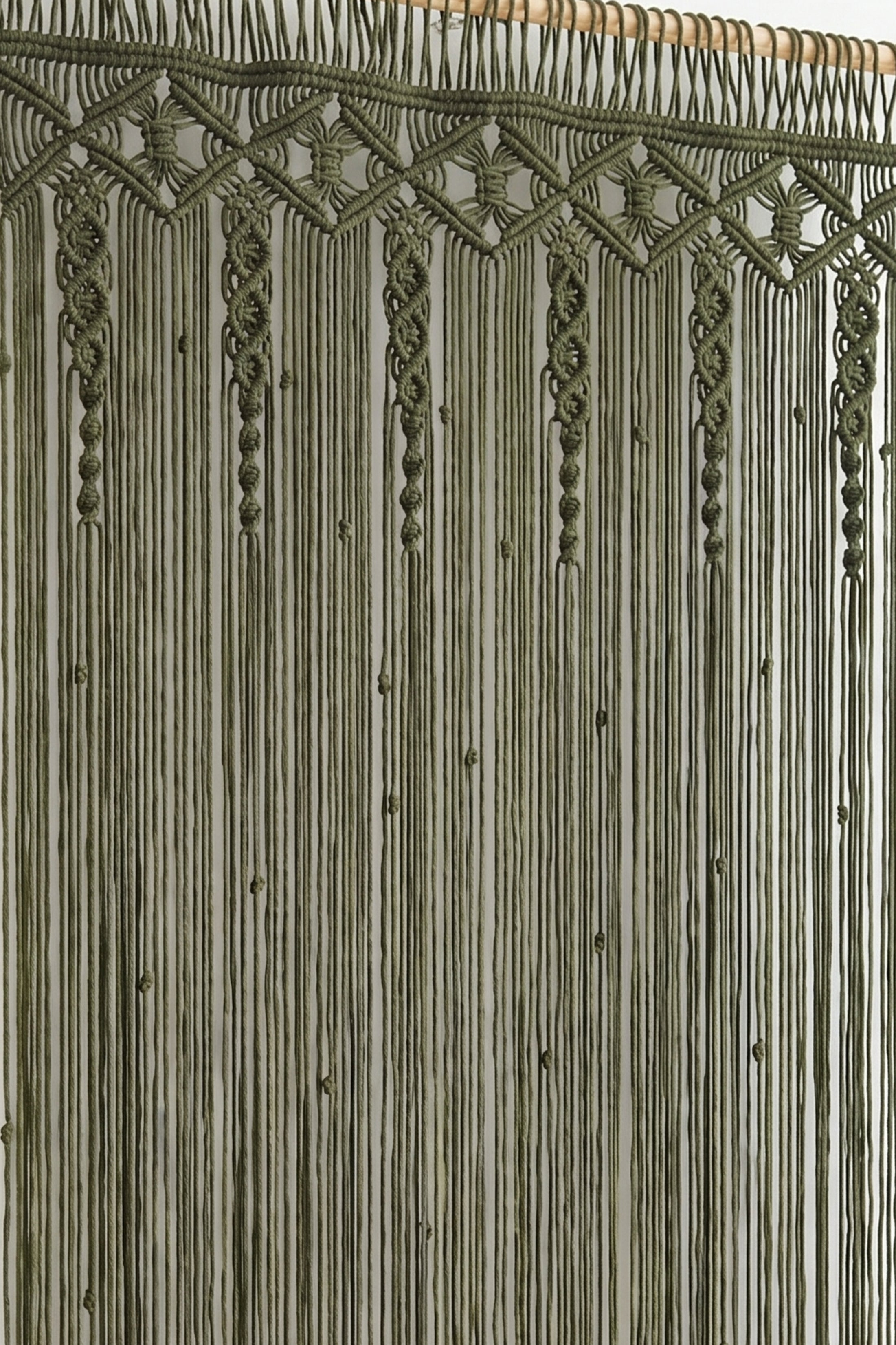 Macrame Curtain Bohemian Home Decor with Woven Curtain Panel C06
