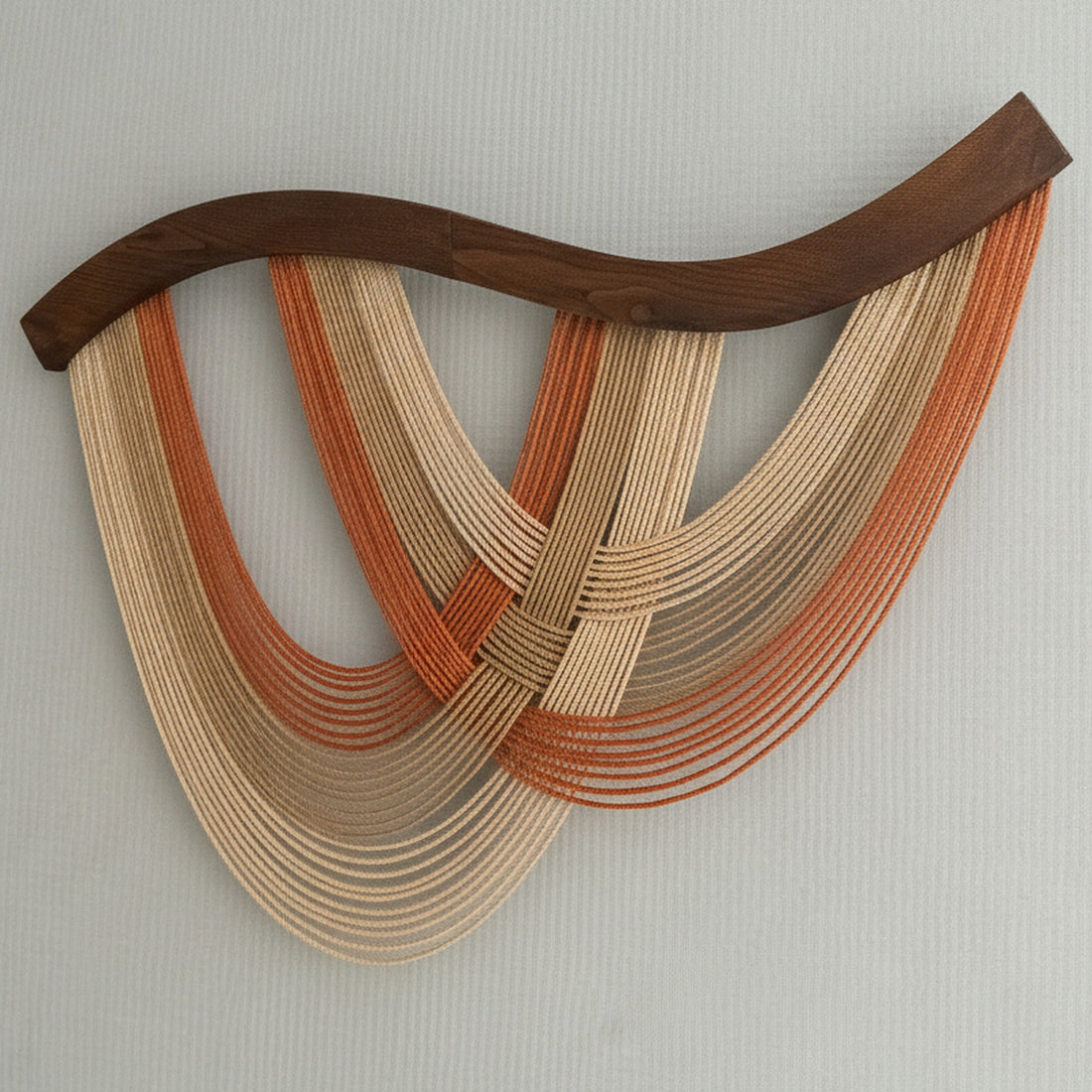 The Flow Wall Hanging Fiber Decor for Boho Homes and Vertical Wall Art Lovers V93