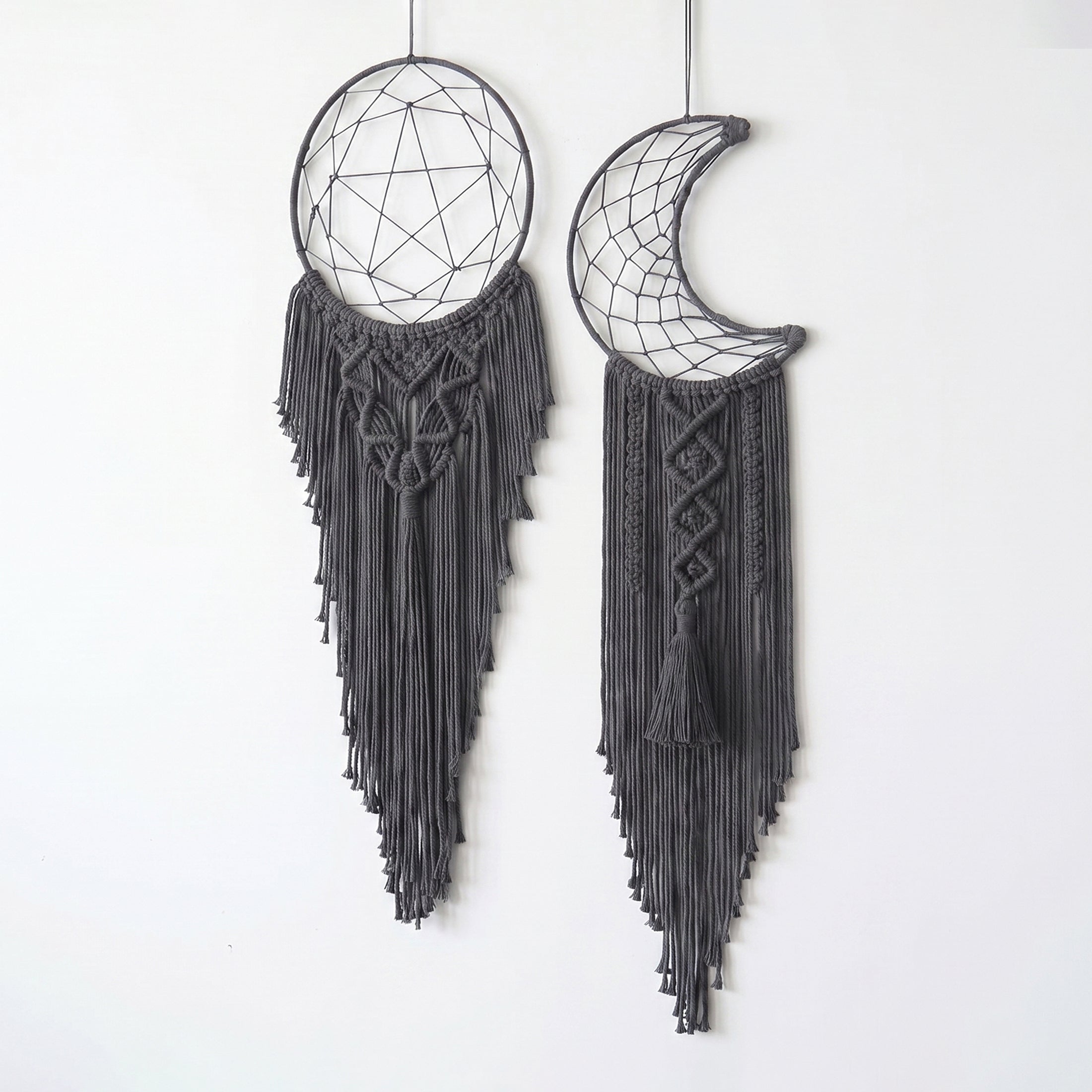 Macrame Dreamcatcher Wall Hanging Boho Wall Decor for Nursery W04