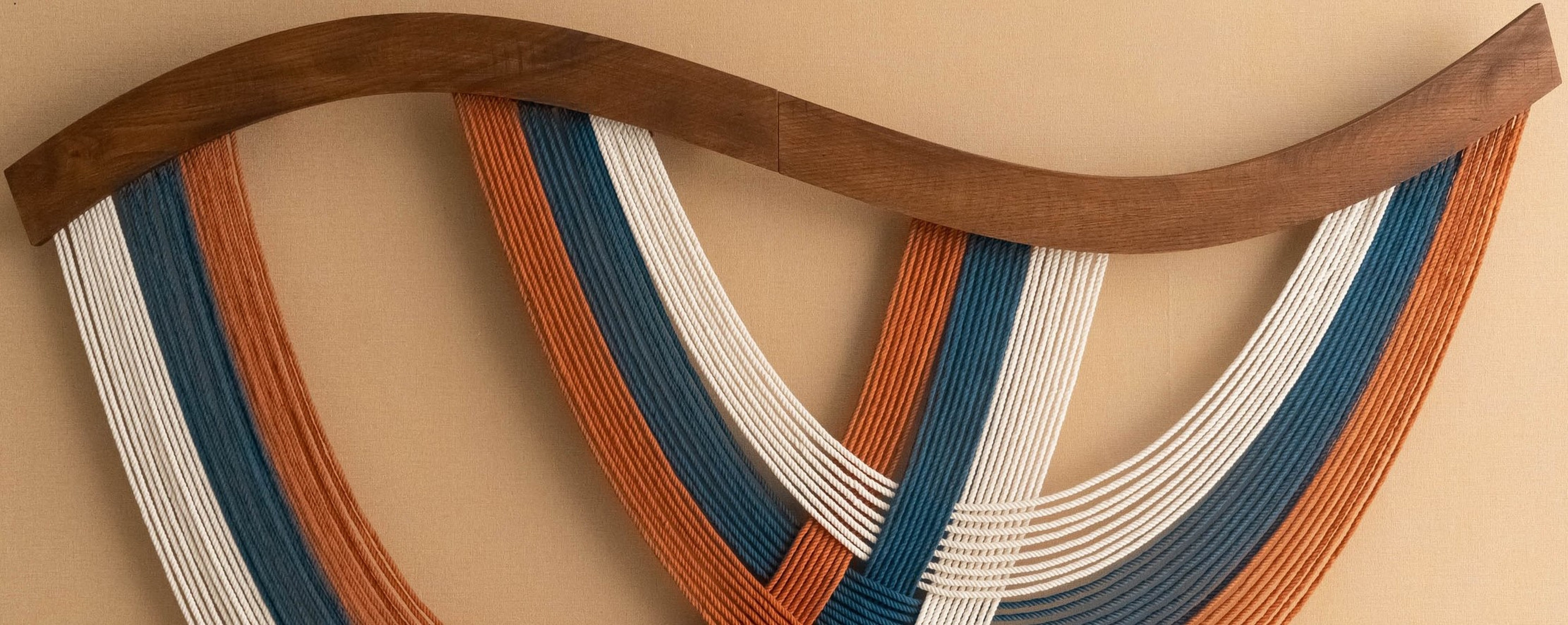 The Flow Wall Hanging Fiber for Home Decor and Macrame Wall Hanging Art V93