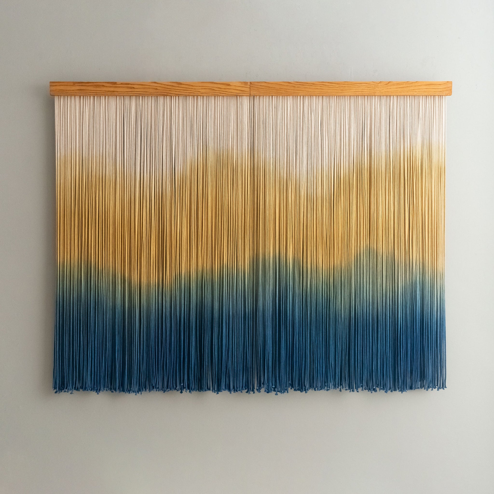 Ocean Sunet Macrame Wall Hanging – Wall Hanging Decor and Fiber Wall Art U25