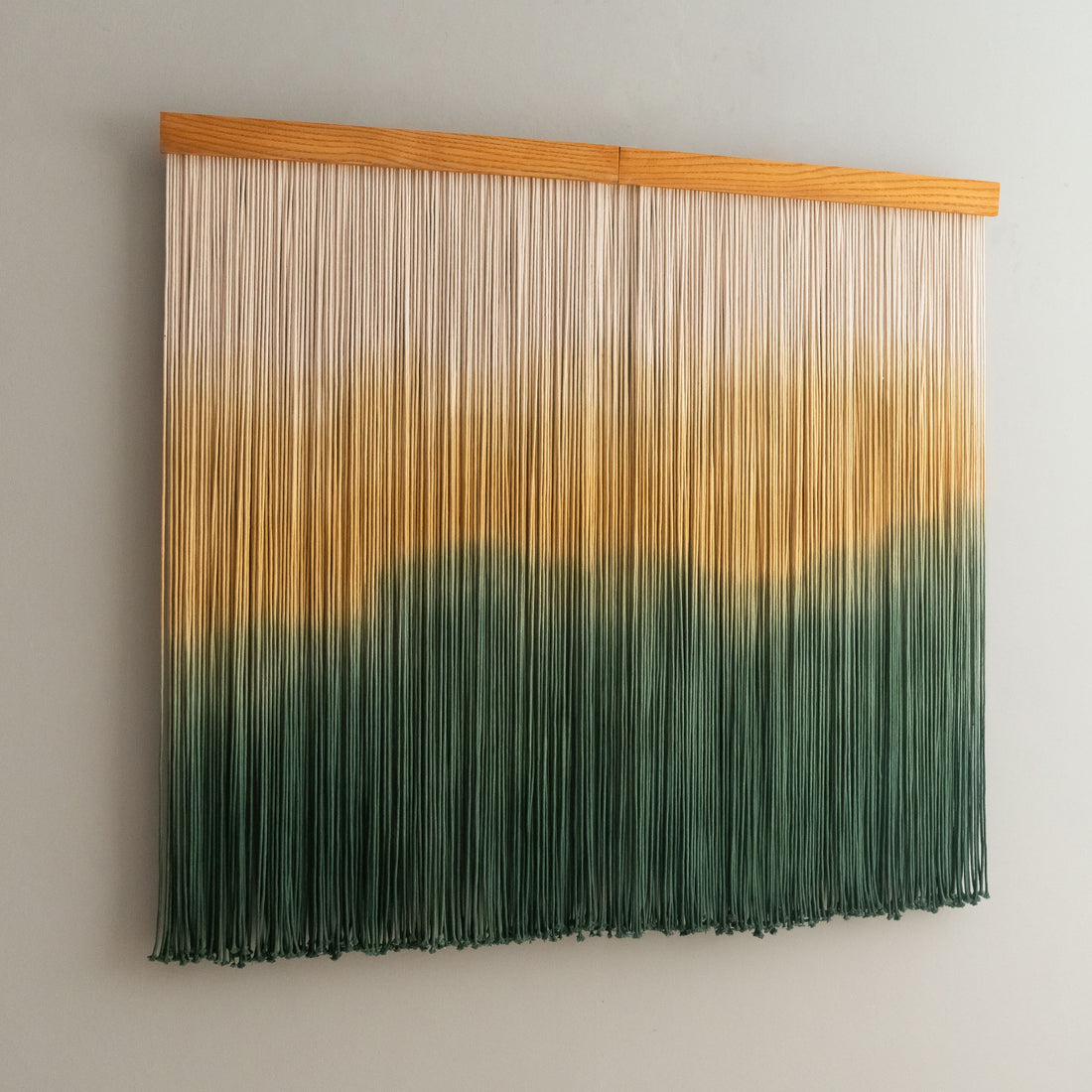 Forest Sunset macrame wall hanging for rustic wall decor and macrame wall art U23