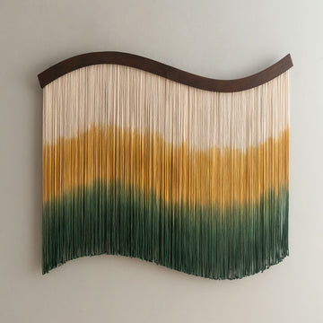 Waves of Joy Macrame Wall Hanging – Wall Hanging Decor and Fiber Wall Art U26