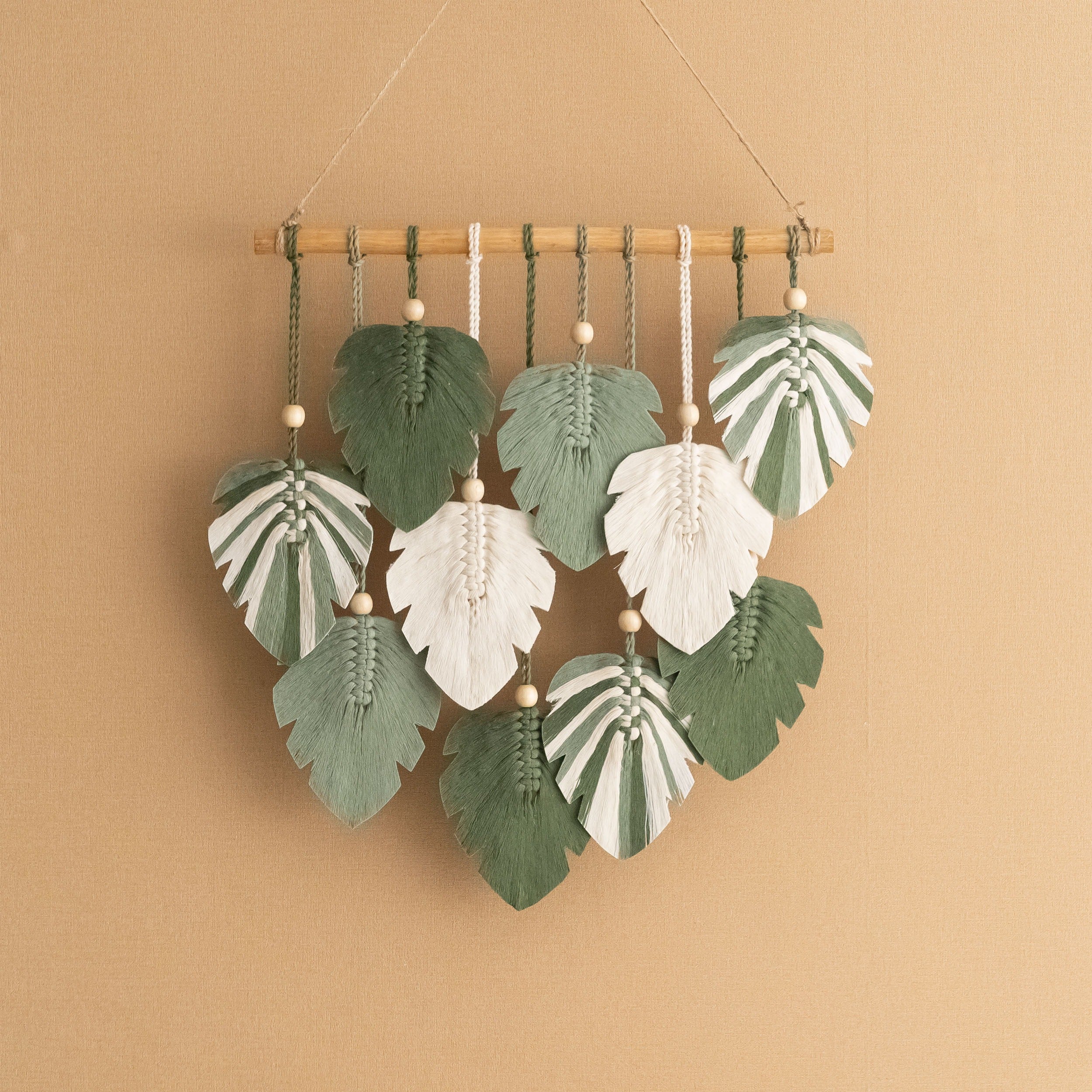 Green & Olive Macrame Wall Hangings – Sage Green Wall Decor