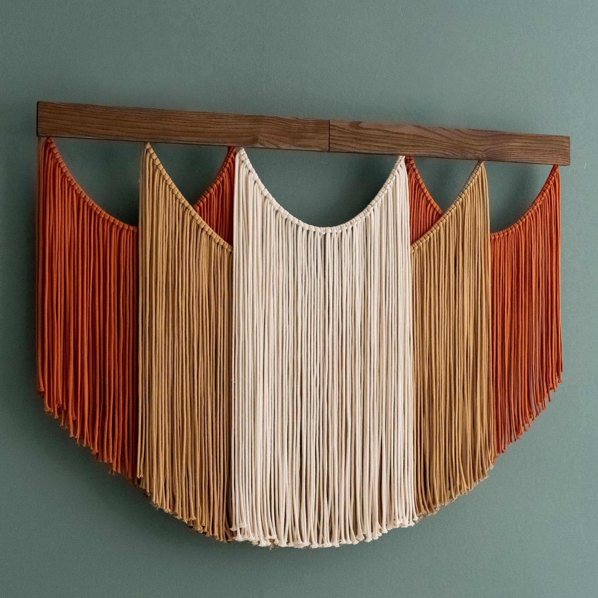 Soft Layers Wall Hanging – Large Macrame Fiber Art for Home Decor V29