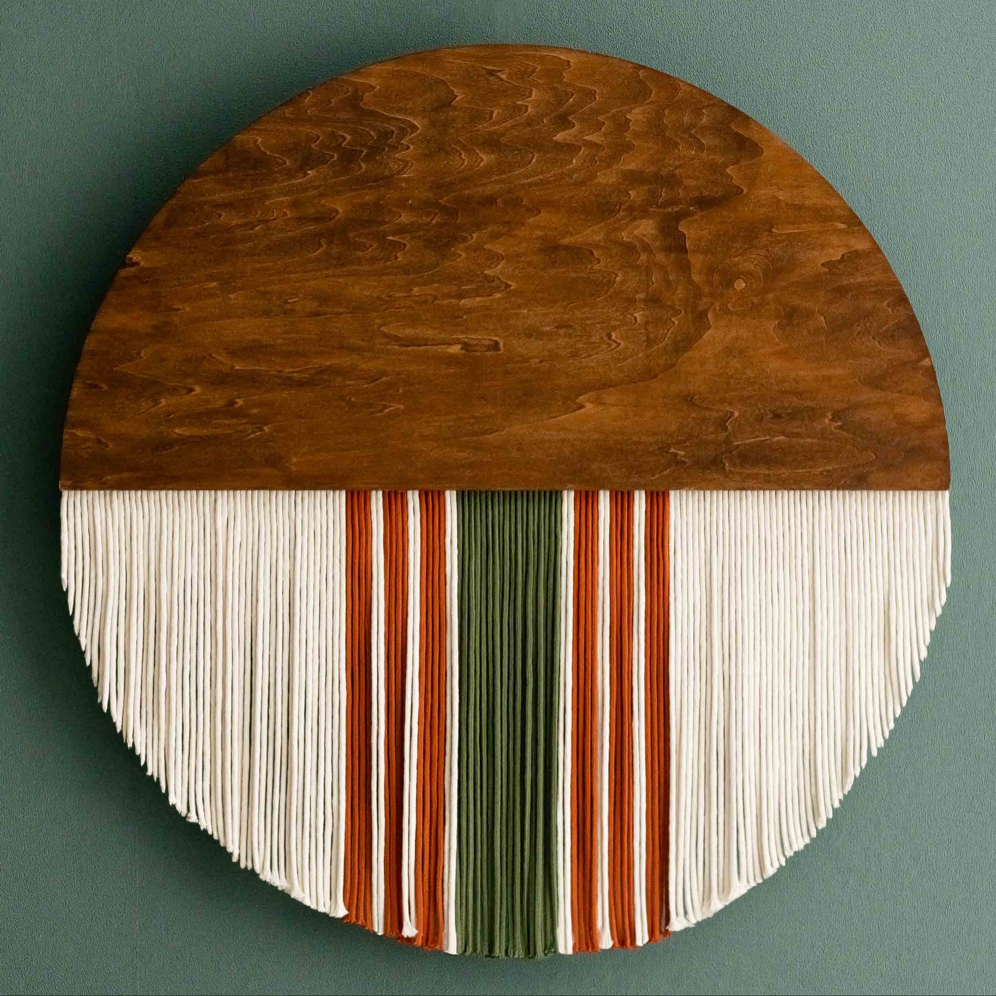 The Wholeness Wall Hanging - Round Boho Wall Art V54