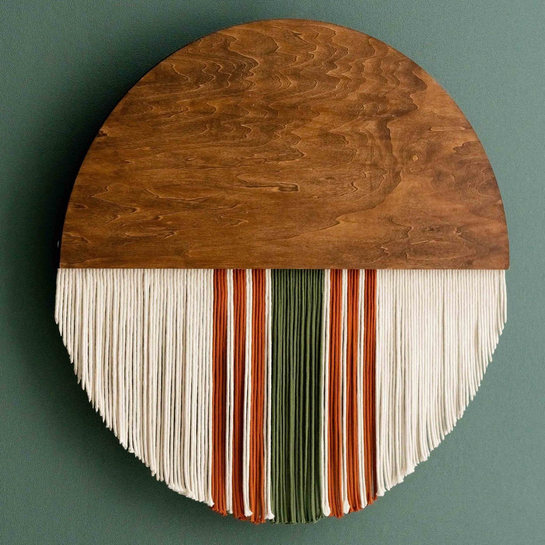 The Wholeness Wall Hanging - Round Boho Wall Art V54