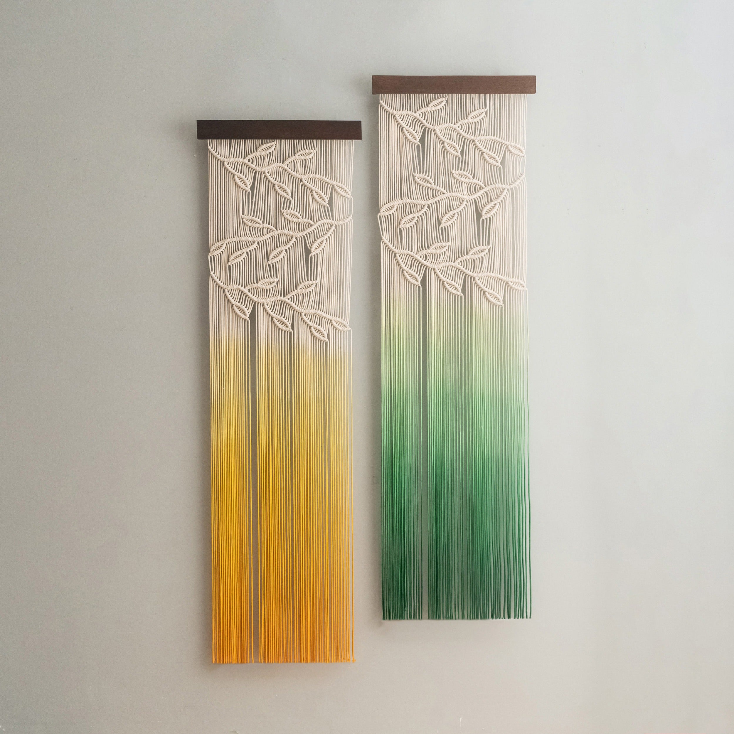 Whisper of Leaves Macrame Wall Hanging – Wall Hanging Decor and Fiber Wall Art U29