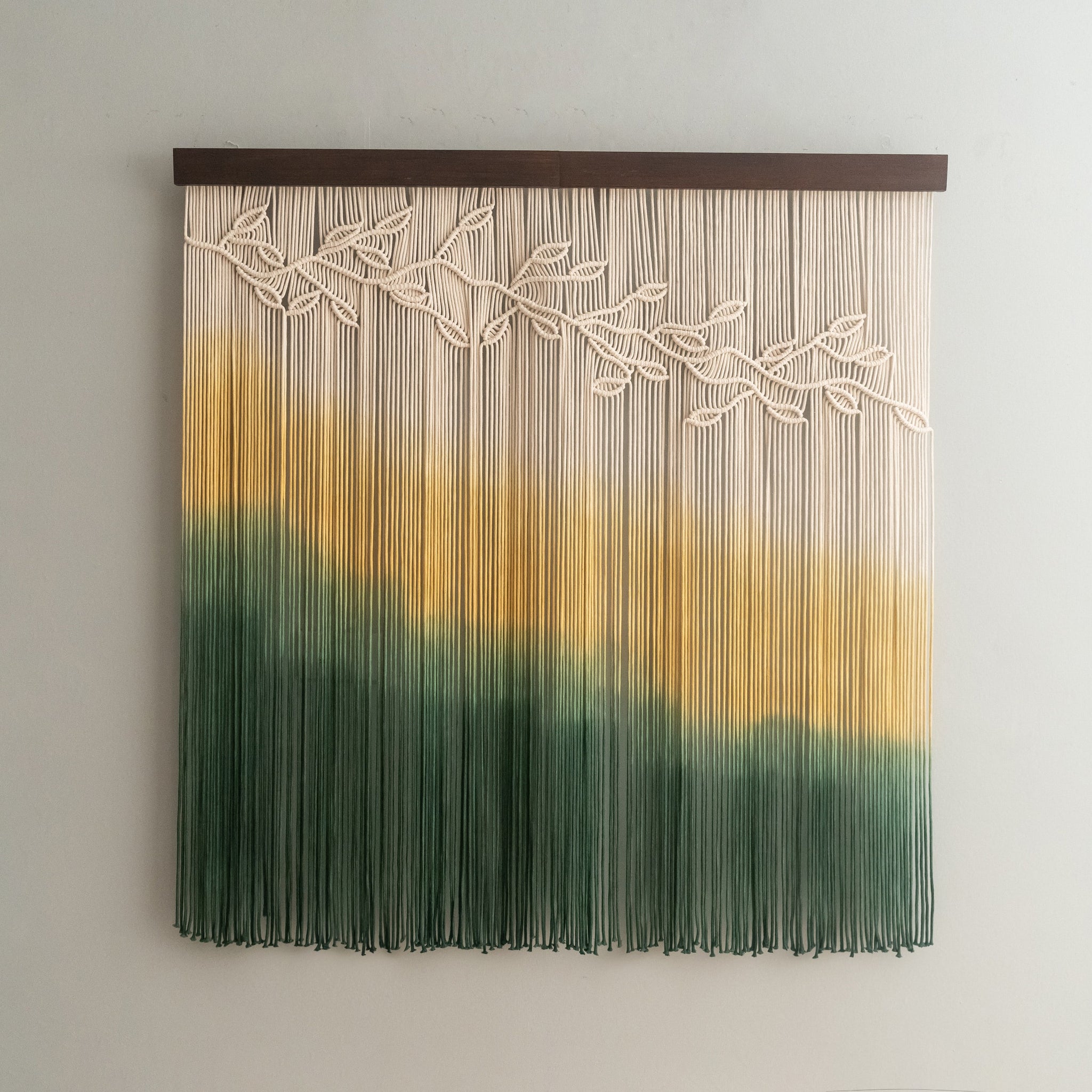 Spring Macrame Wall Hanging – Large Wall Hanging Decor and Fiber Wall Art U30