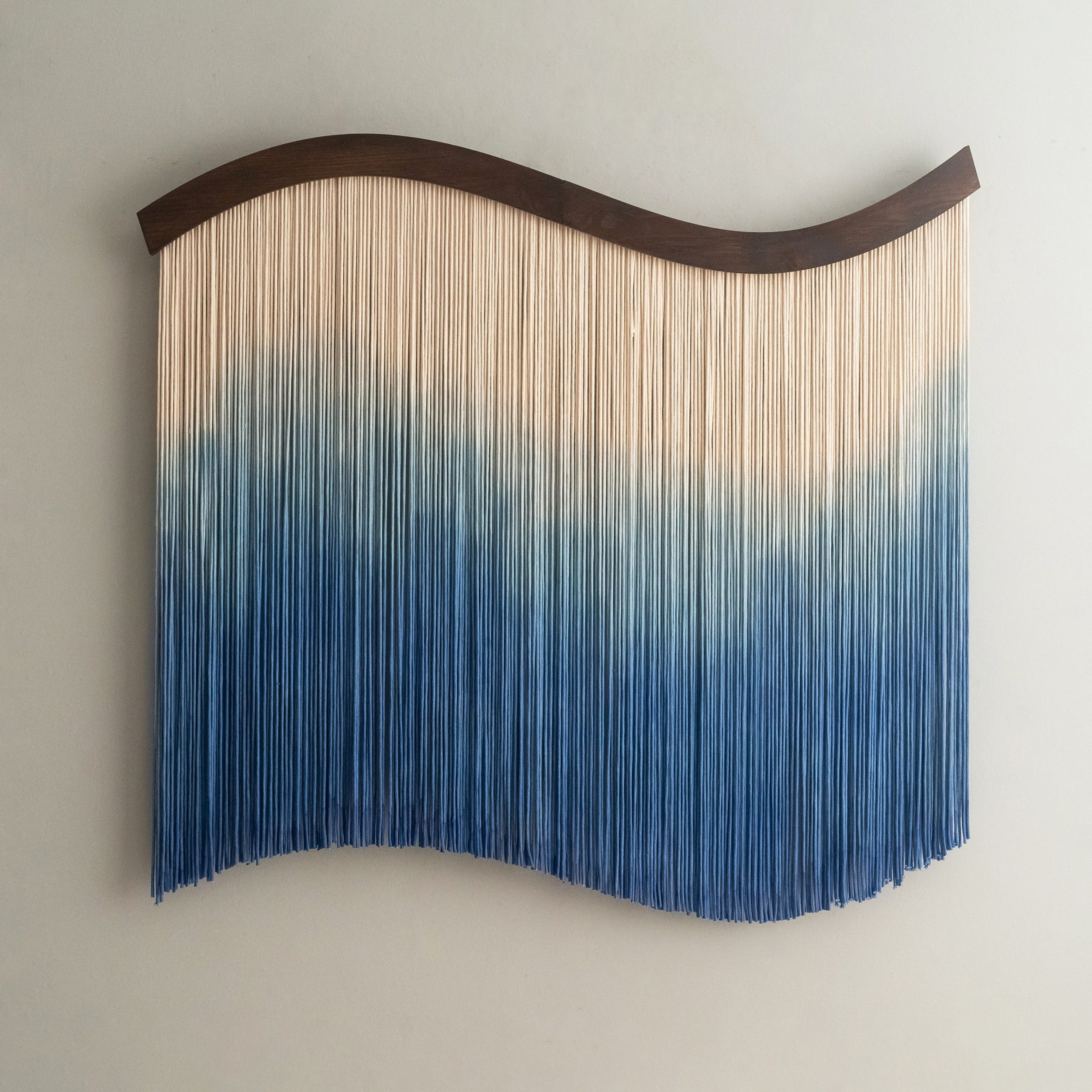 Deep Sea Macrame Wall Hanging – Large Boho Fiber Art U33