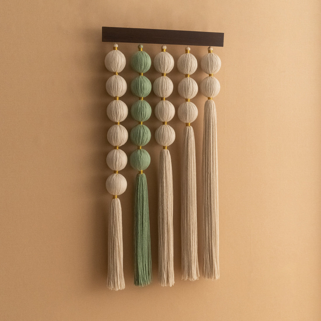 The Cascade Wall Hanging – Vertical Textured Macrame Art for Home U31