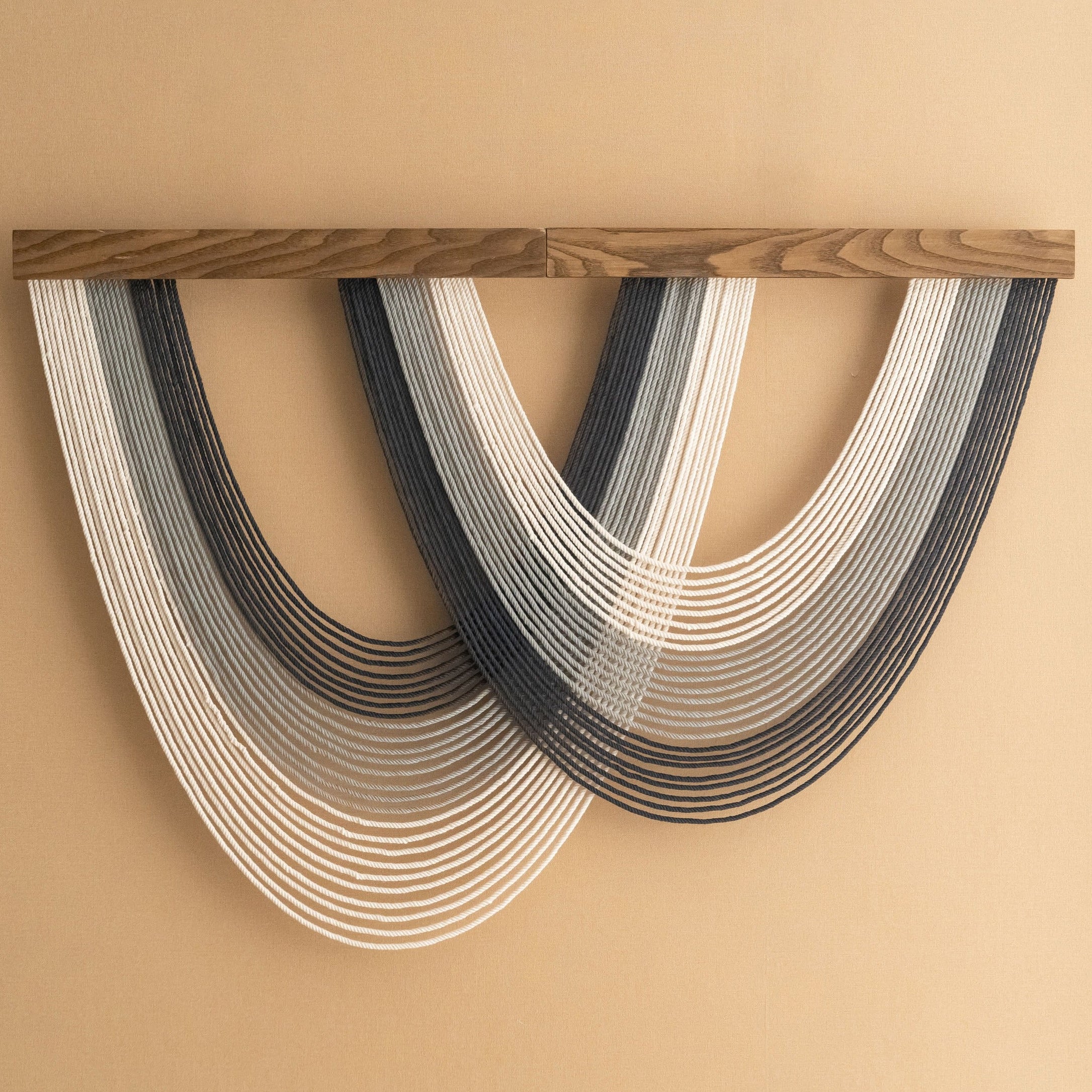 The Wave Macrame Wall Hanging – Boho Wall Art for Modern Homes V89