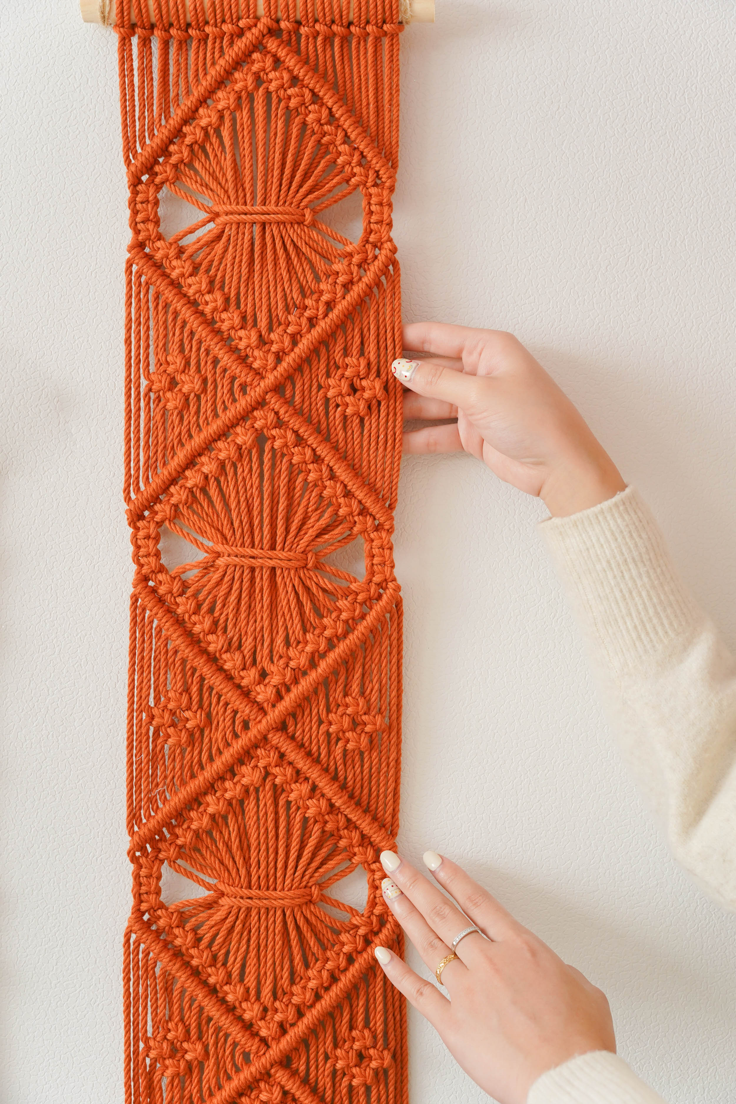 Macrame Wall Hanging Cotton Modern Wall Decor for Boho Home W05