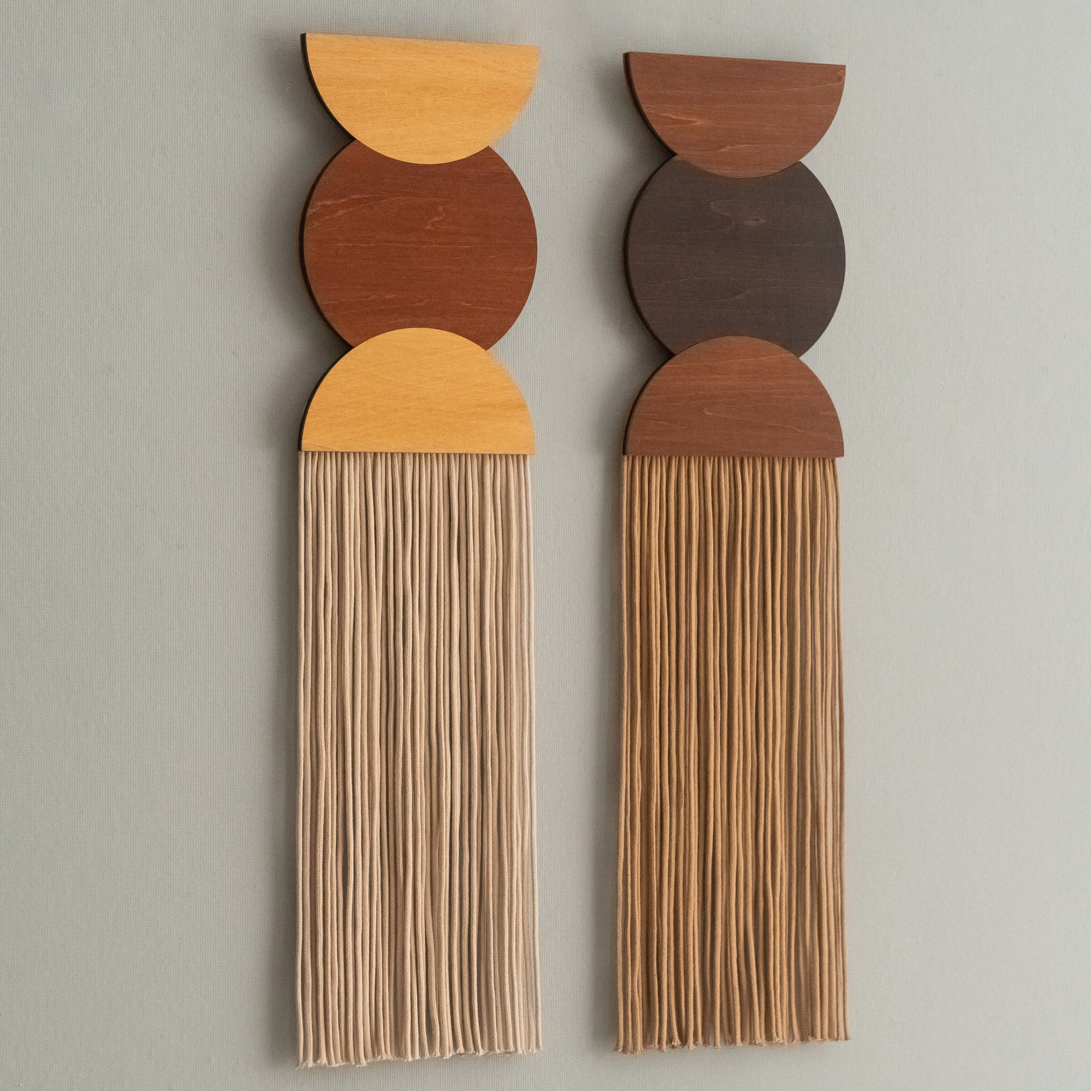 Moon Rituals Wall Hanging - Cotton Geometric Macrame Decor V98