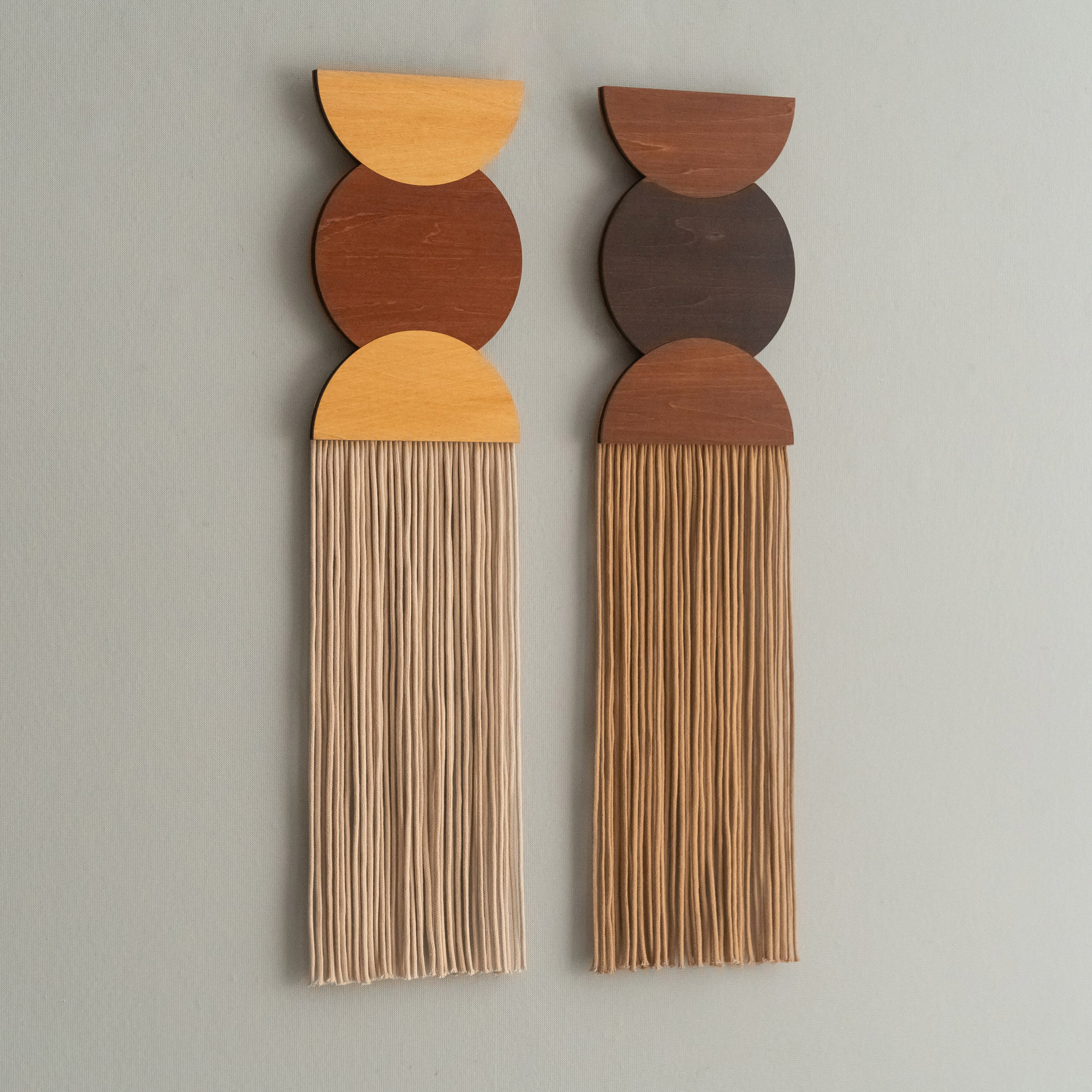 Macrame Fiber Wall Hanging For Minimalist Boho Home Decoration