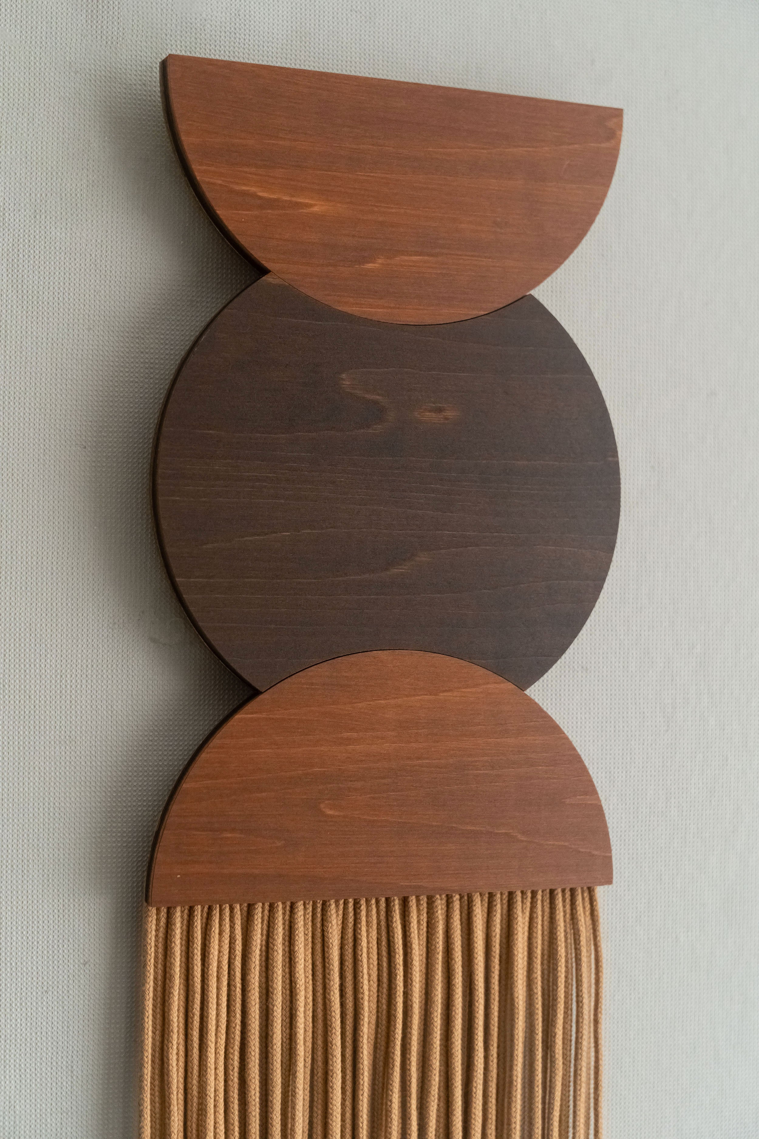 Macrame Fiber Wall Hanging For Minimalist Boho Home Decoration