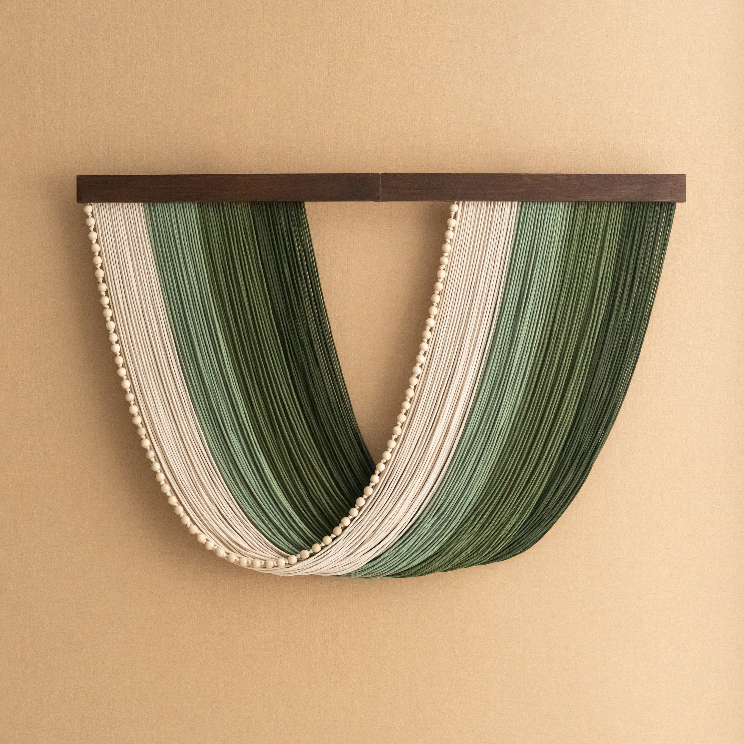 Macrame Fiber Wall Hanging For Cozy Boho Home Wall Decor