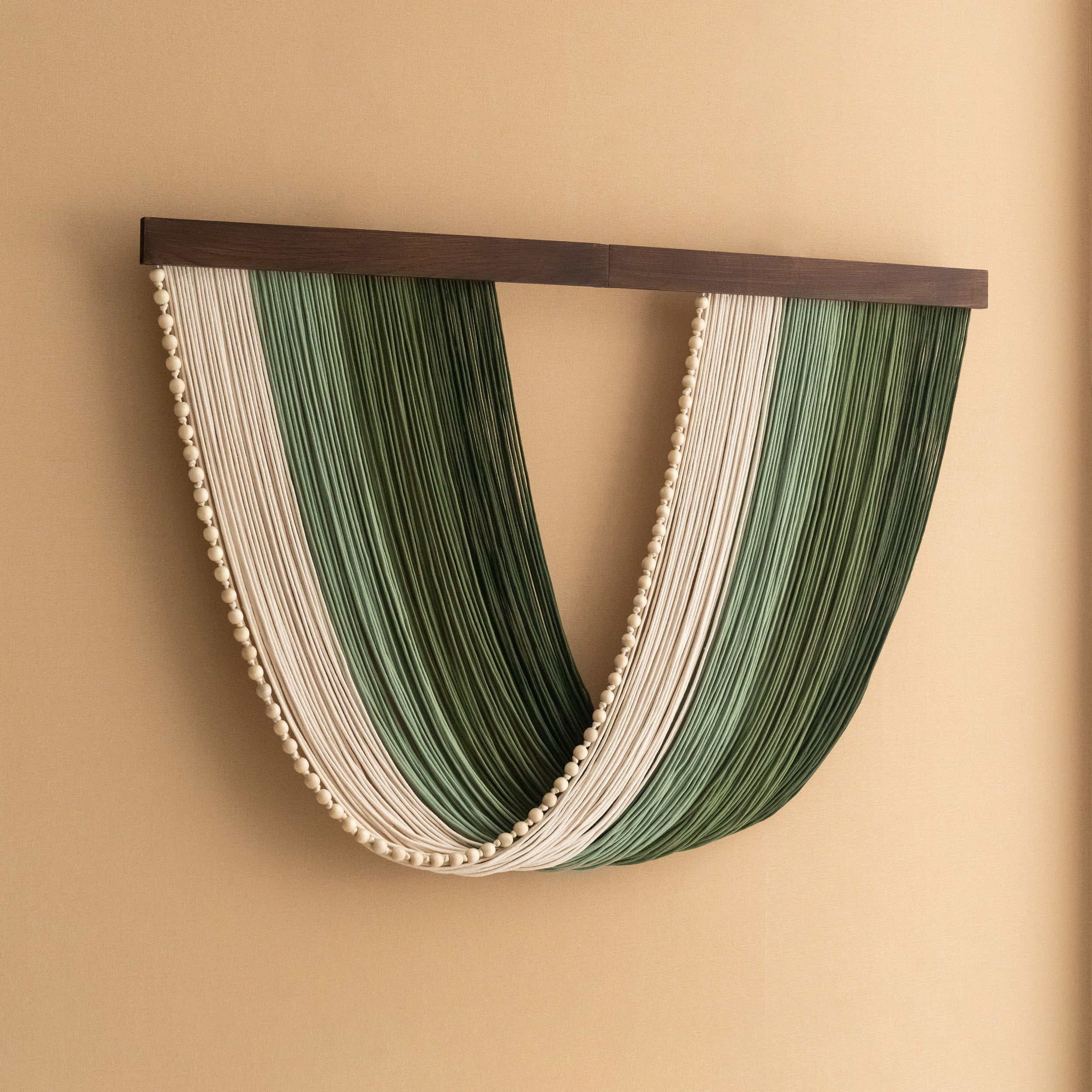 Macrame Fiber Wall Hanging For Cozy Boho Home Wall Decor