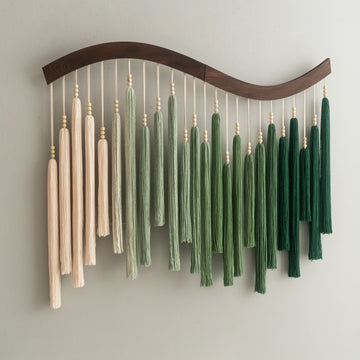 Arcadia Wall Art Macrame Wood Modern Wall Decor for Living U44