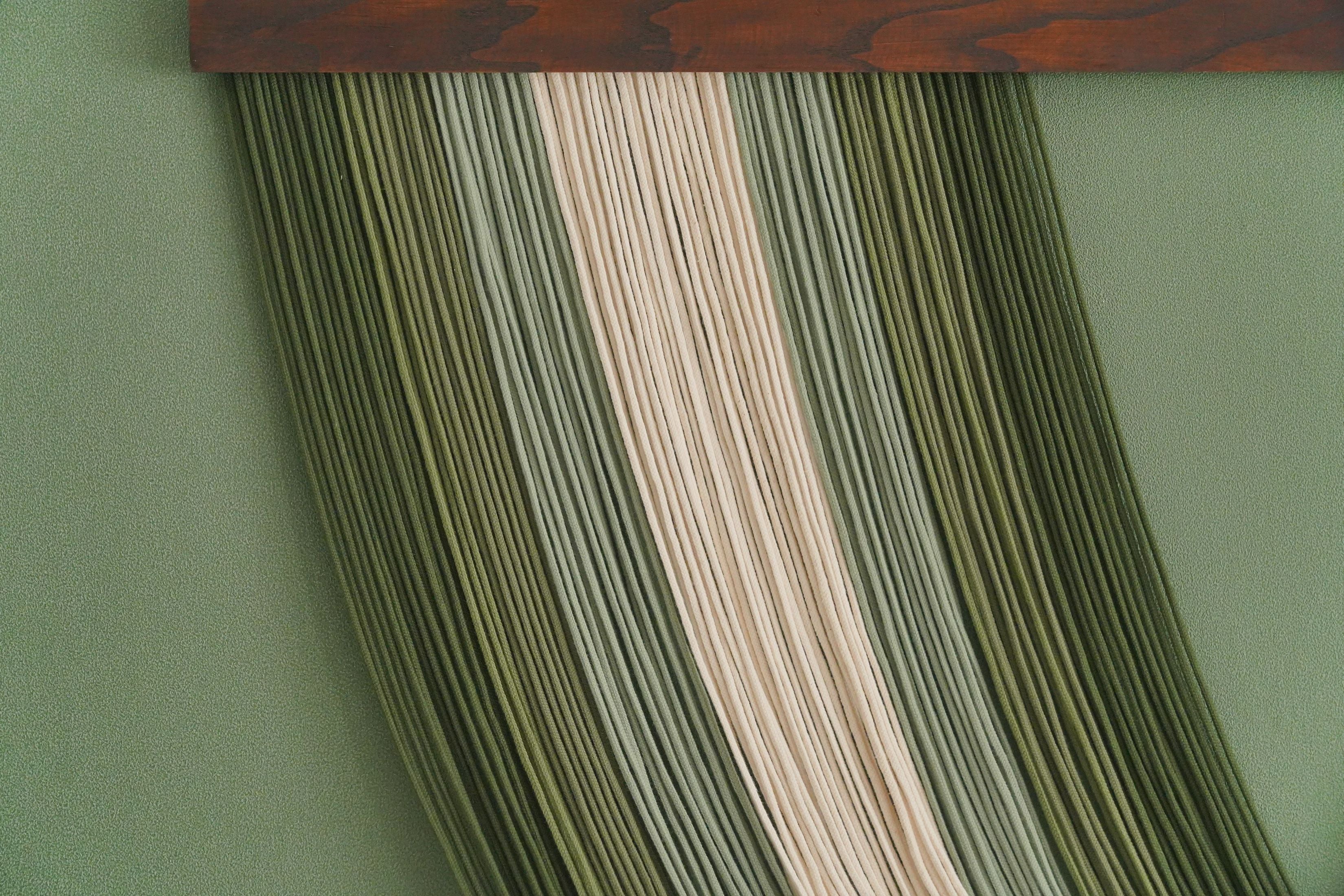 Zen Lines Macrame Wall Hanging – Minimalist Fiber Wall Art V34