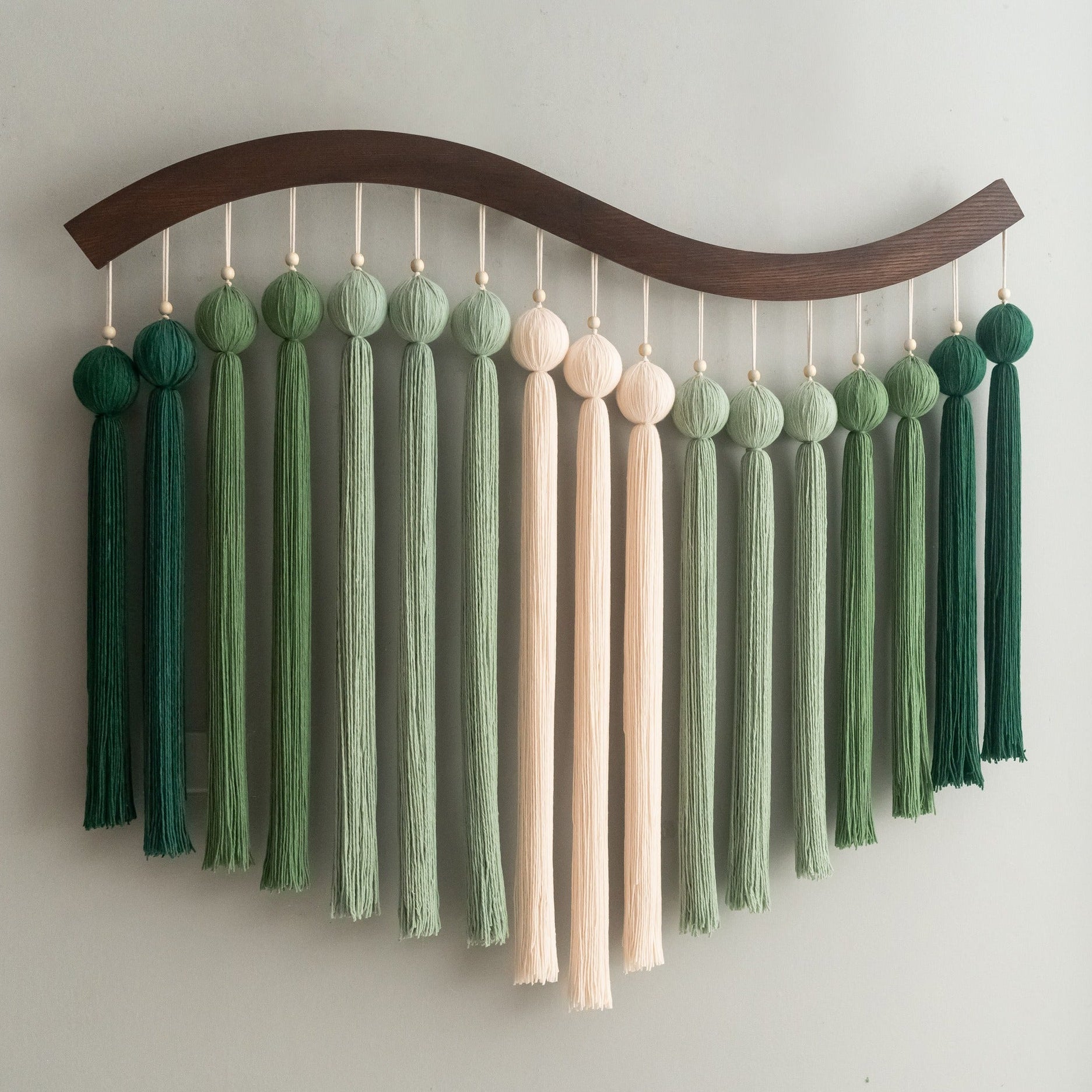 Rhythm Arc Fiber Wall Hanging Fiber Woven Wall Art for Home U47