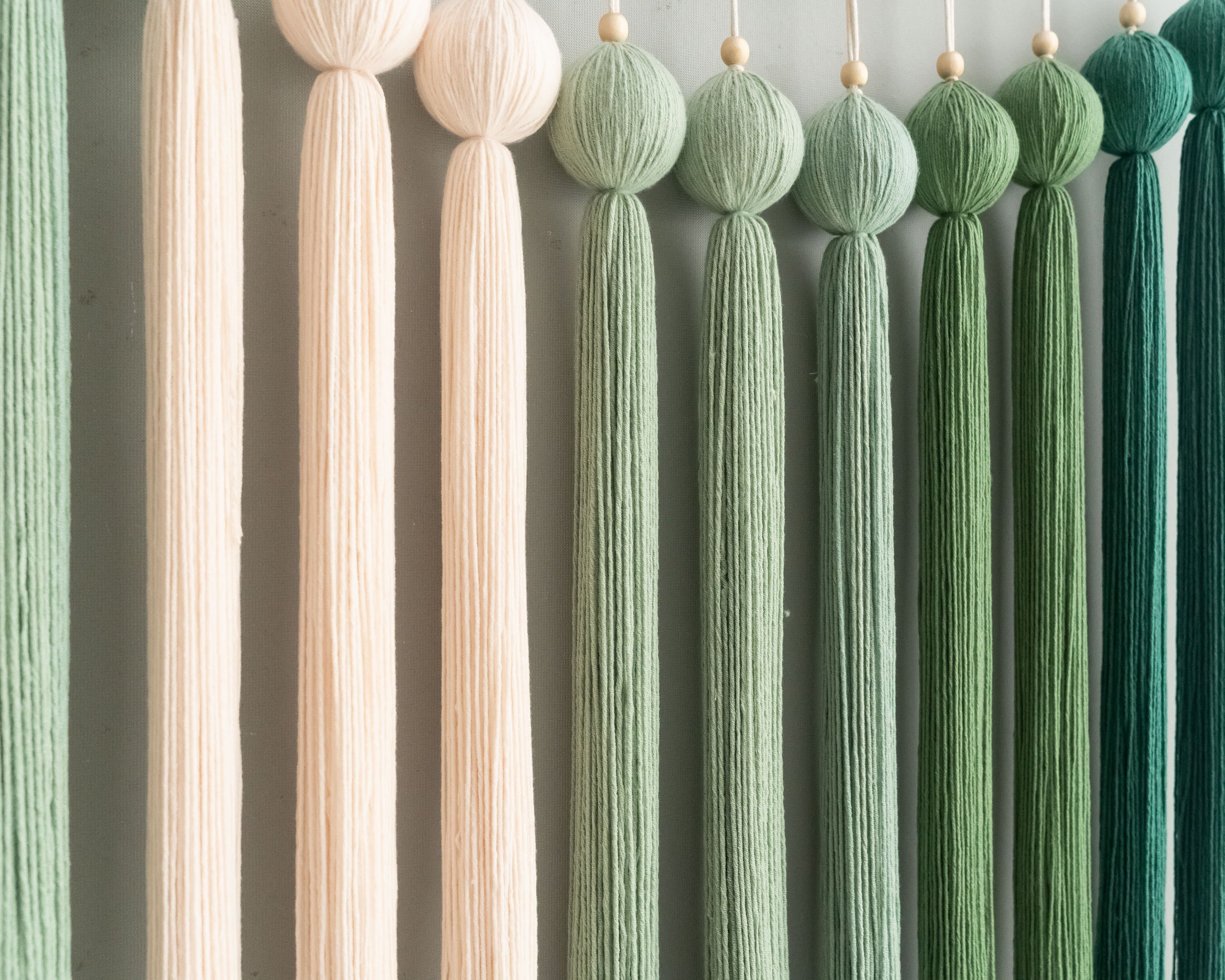 Dancing Rain Fiber Wall Hanging Fiber Boho Wall Decor U48