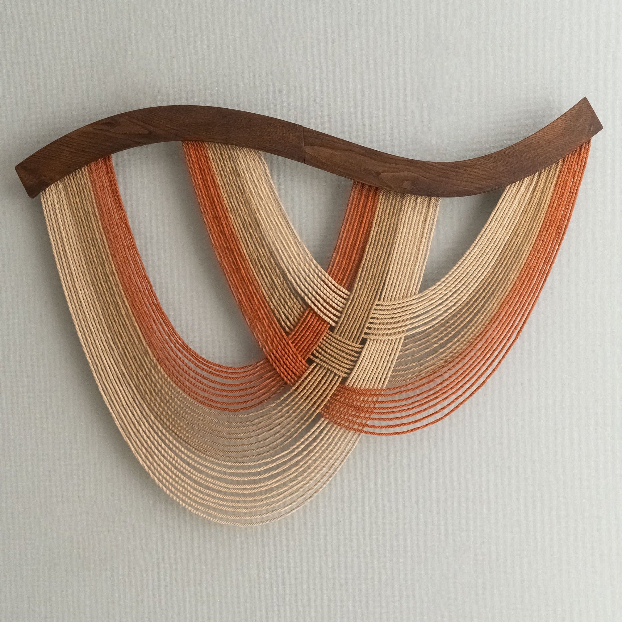 The Flow Wall Hanging Fiber Decor for Boho Homes and Vertical Wall Art Lovers V93