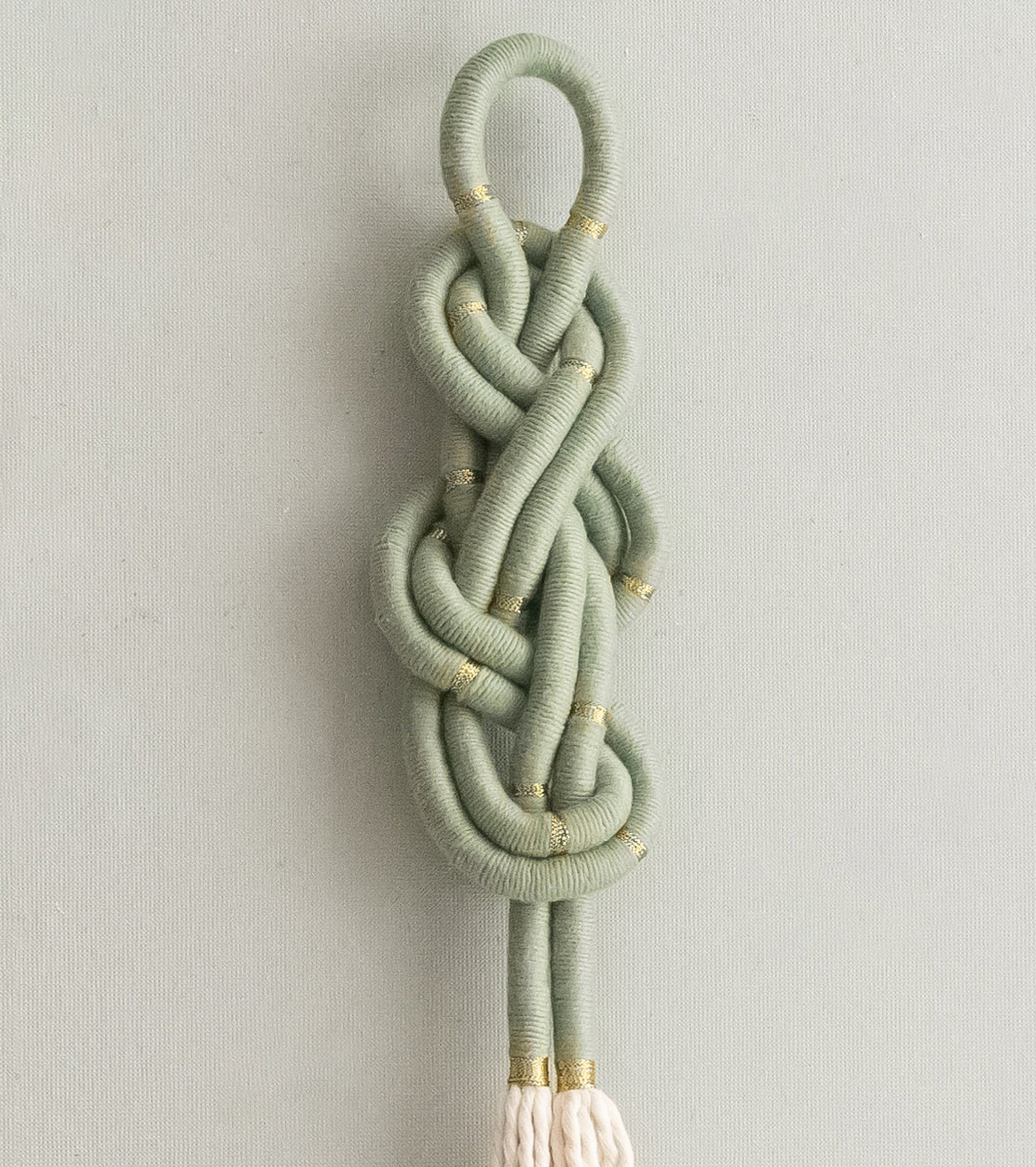 Macrame Entwine Wall Hanging Cotton for Boho Home Decor U52