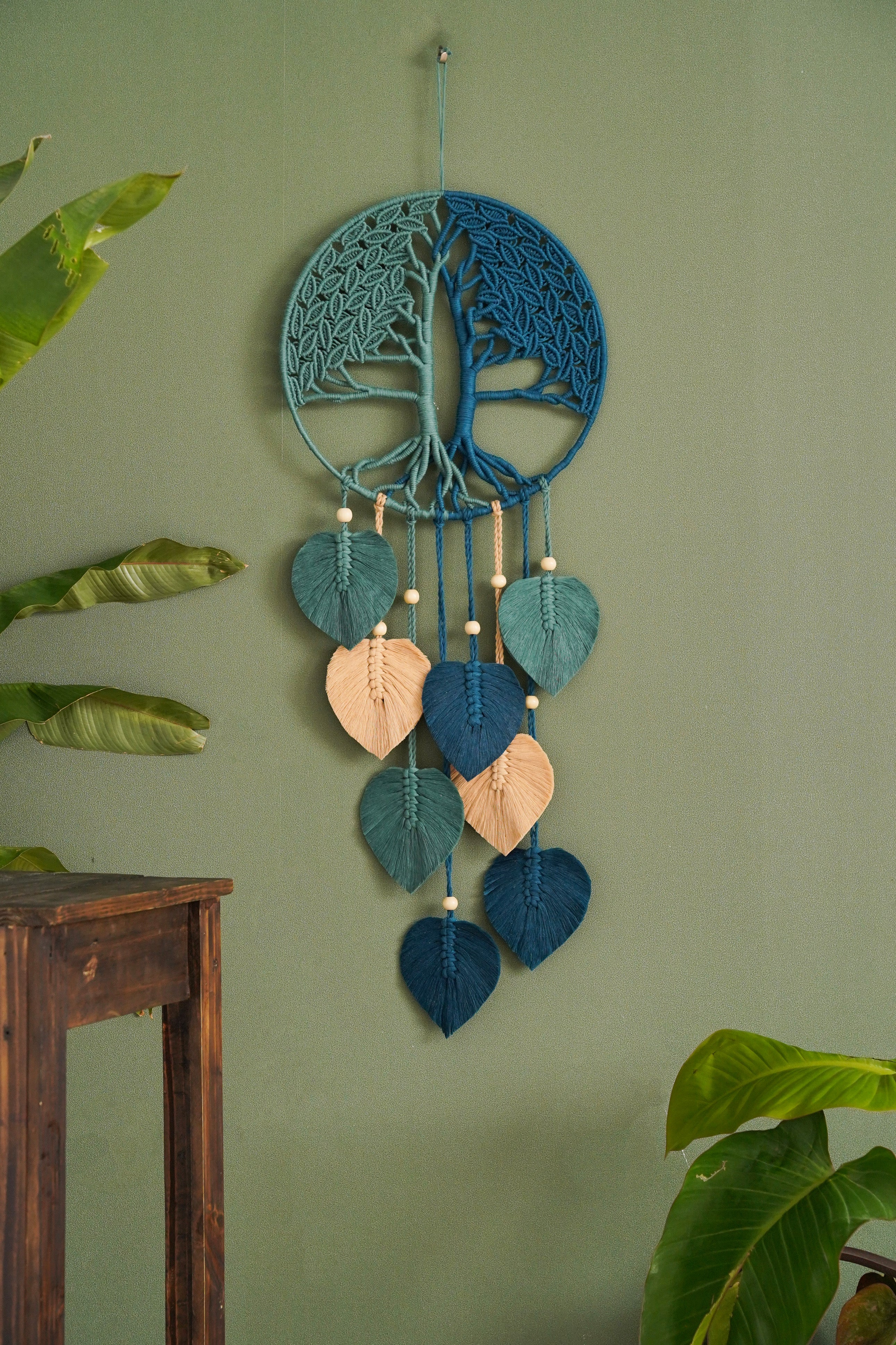 Macrame Tree Of Life Wall Hanging for Boho Wall Decor W19