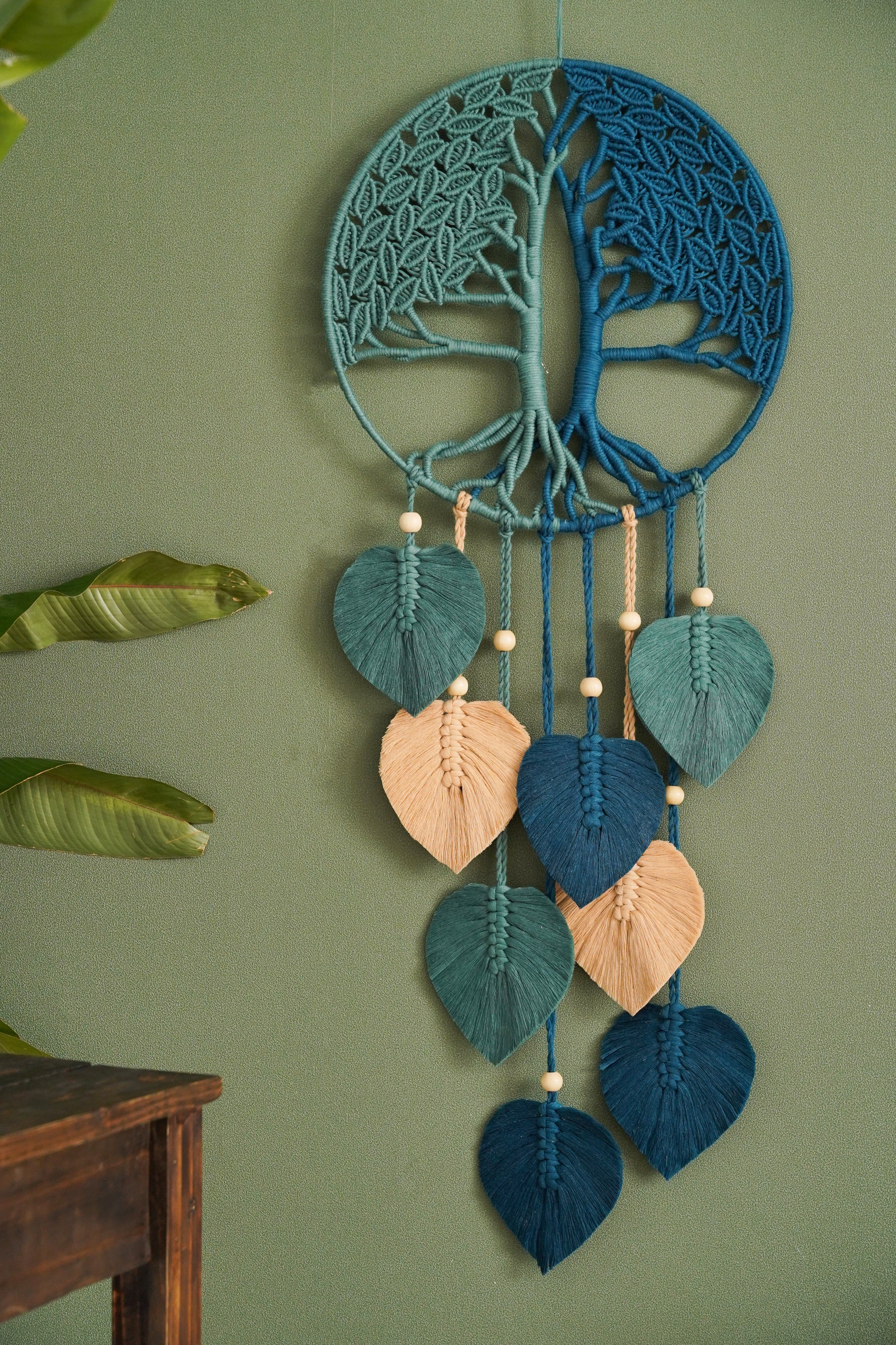Macrame Tree Of Life Wall Hanging with Nature Wall Decor W19