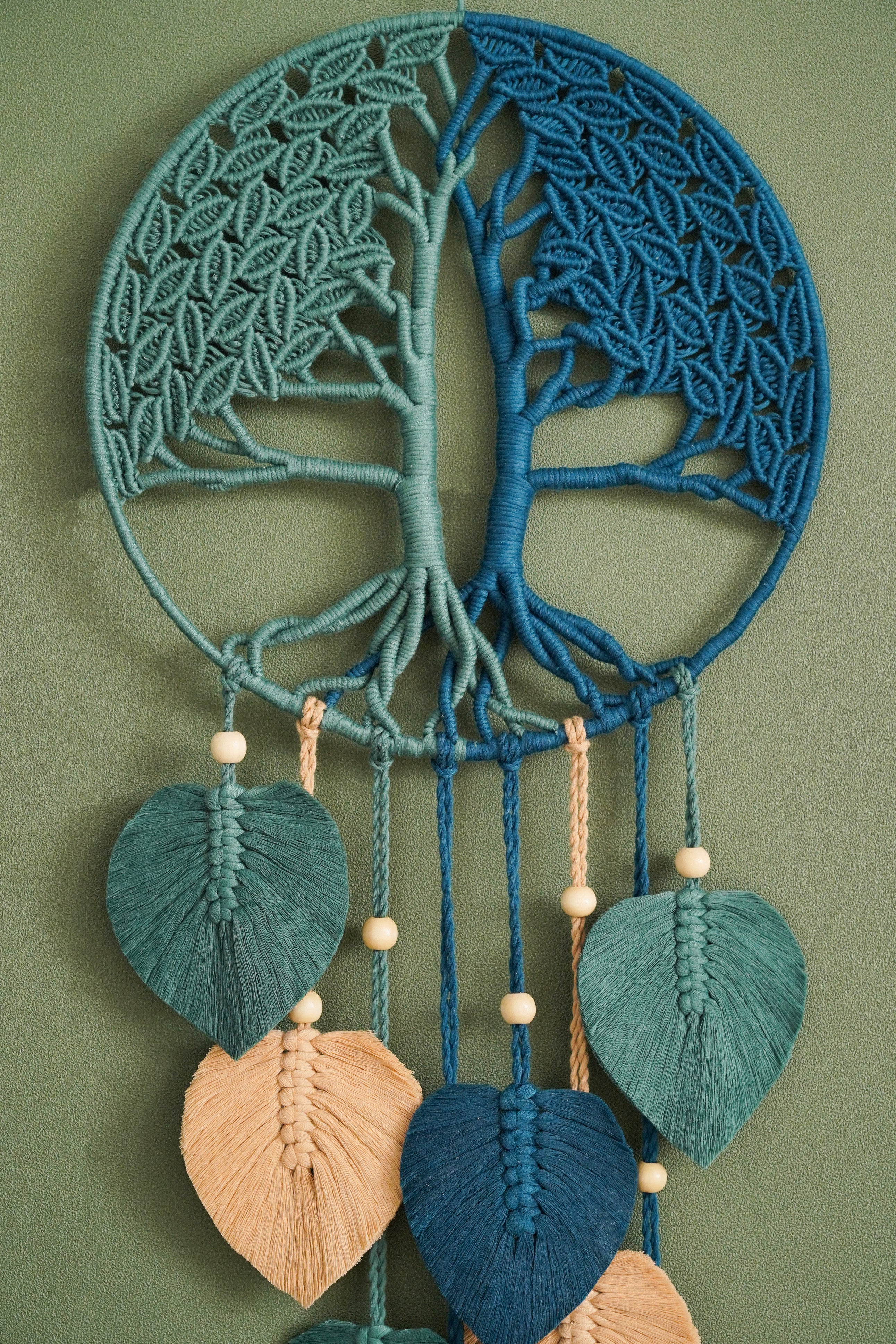 Macrame Tree Of Life Wall Hanging with Nature Wall Decor W19