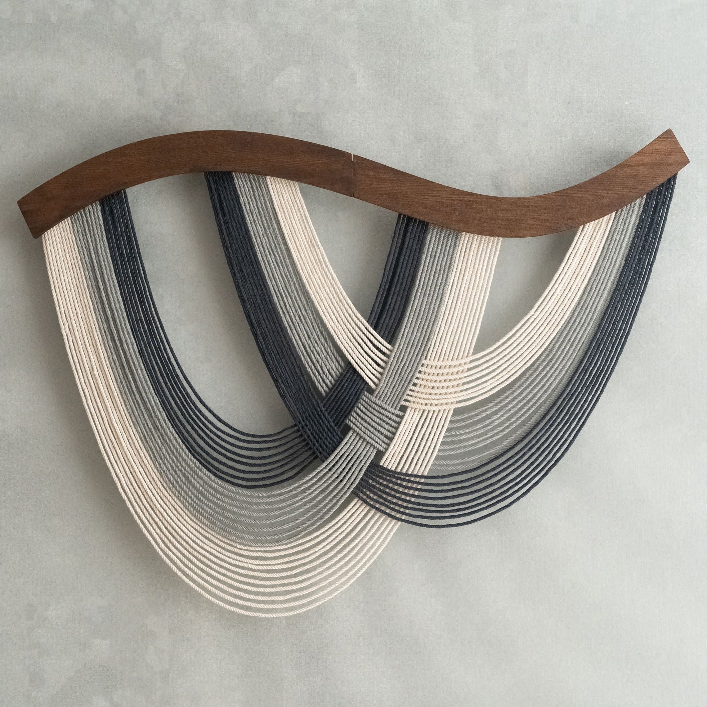 The Flow Wall Hanging for Home Decor and Abstract Neutral Art Accent V93