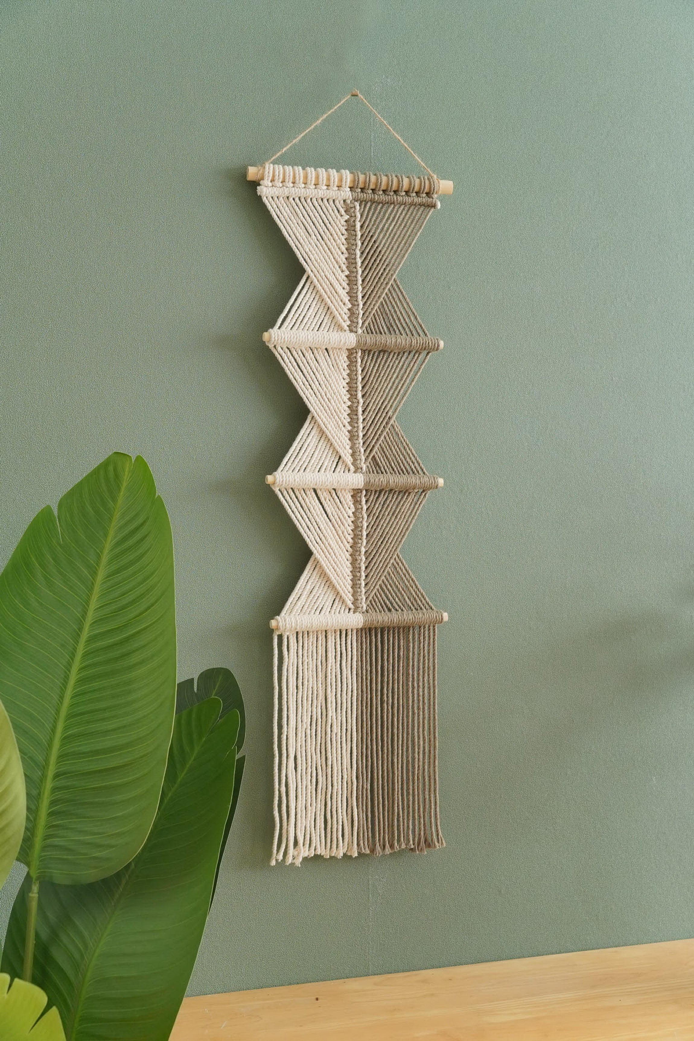 Macrame Wall Hanging Cotton Cord for Minimalist Wall Decor W06