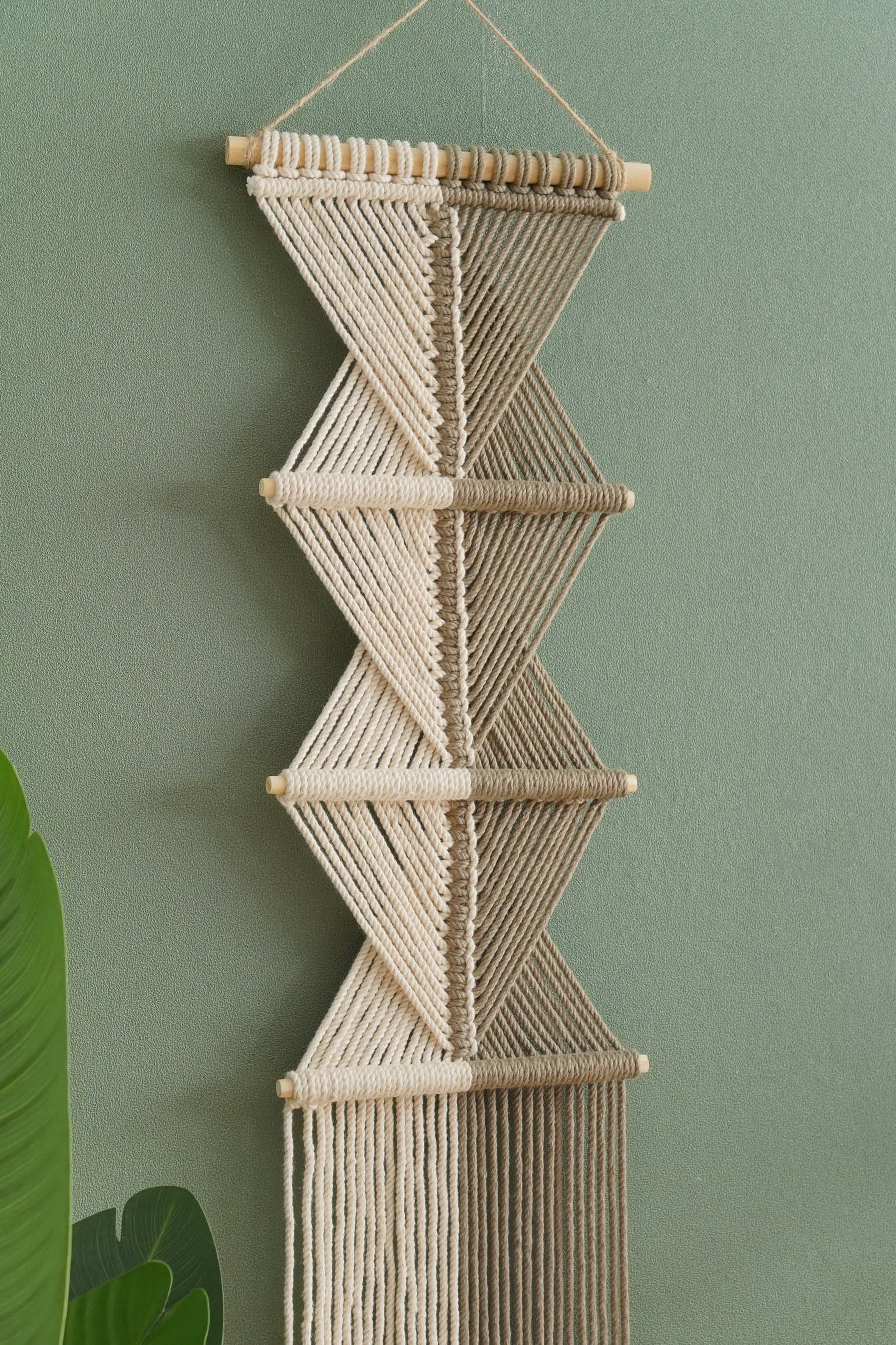 Macrame Wall Hanging Cotton Cord for Minimalist Wall Decor W06