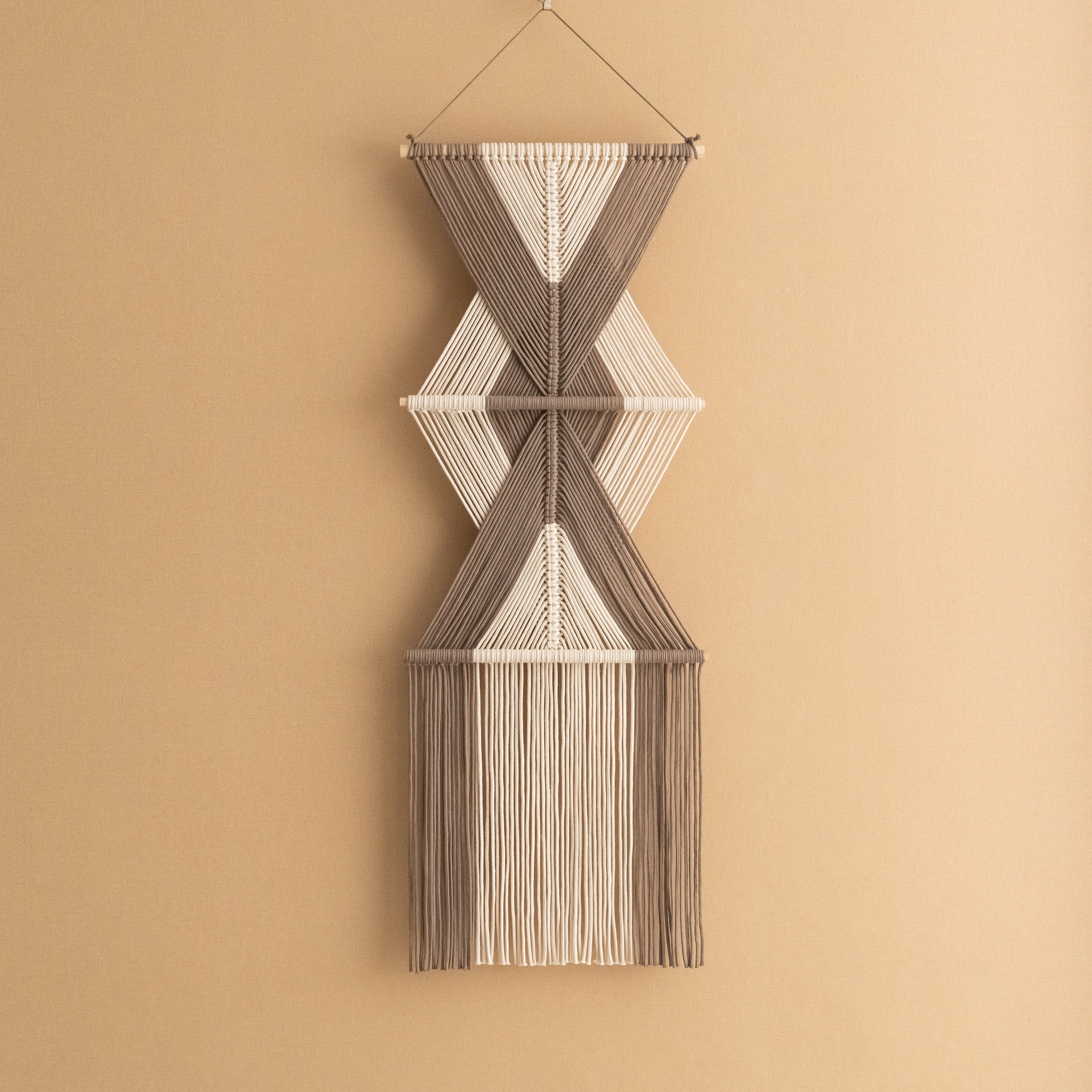 The Arrows - Vertical Boho Macrame Wall Hanging V86