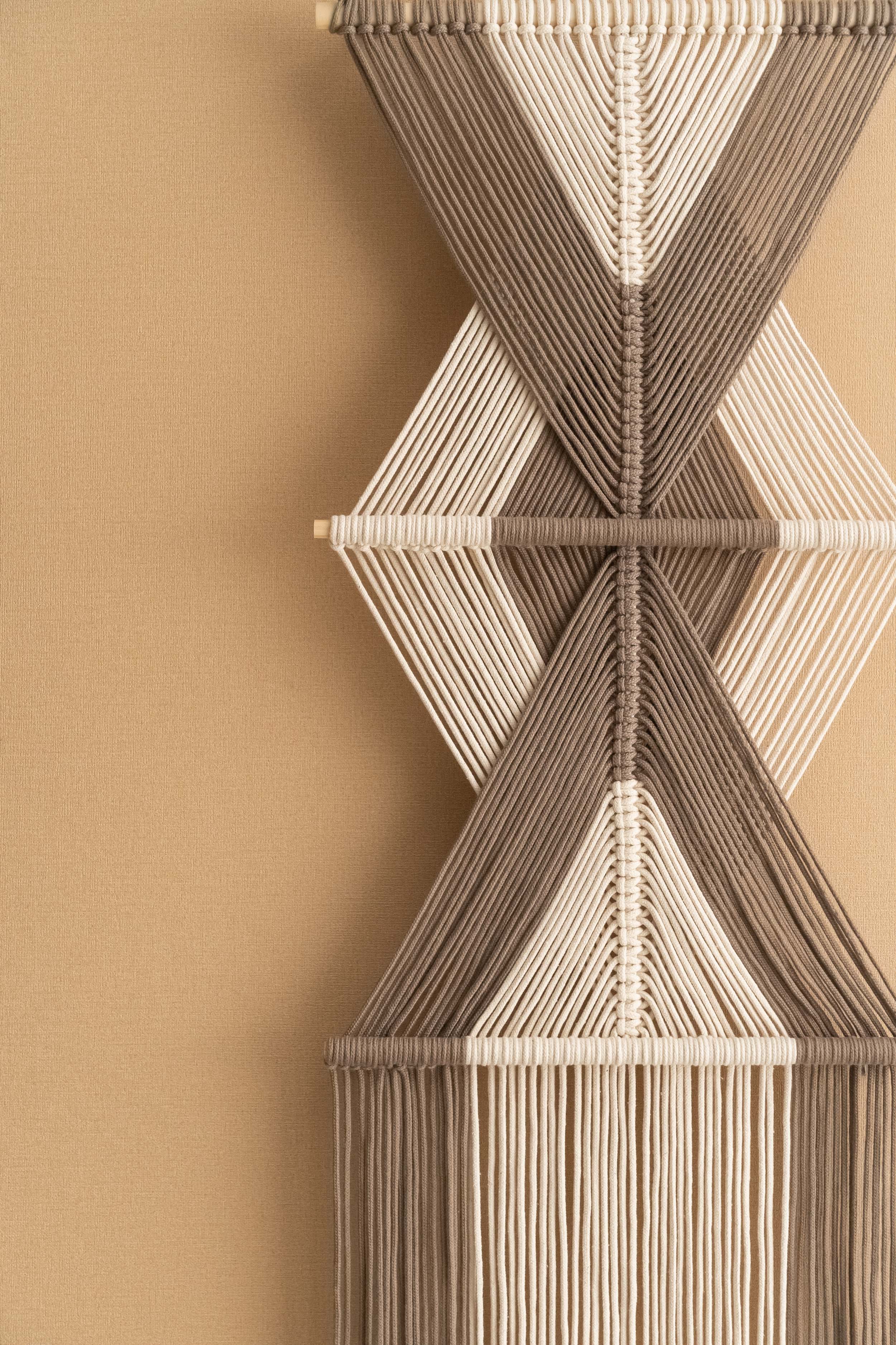 The Arrows - Vertical Boho Macrame Wall Hanging V86