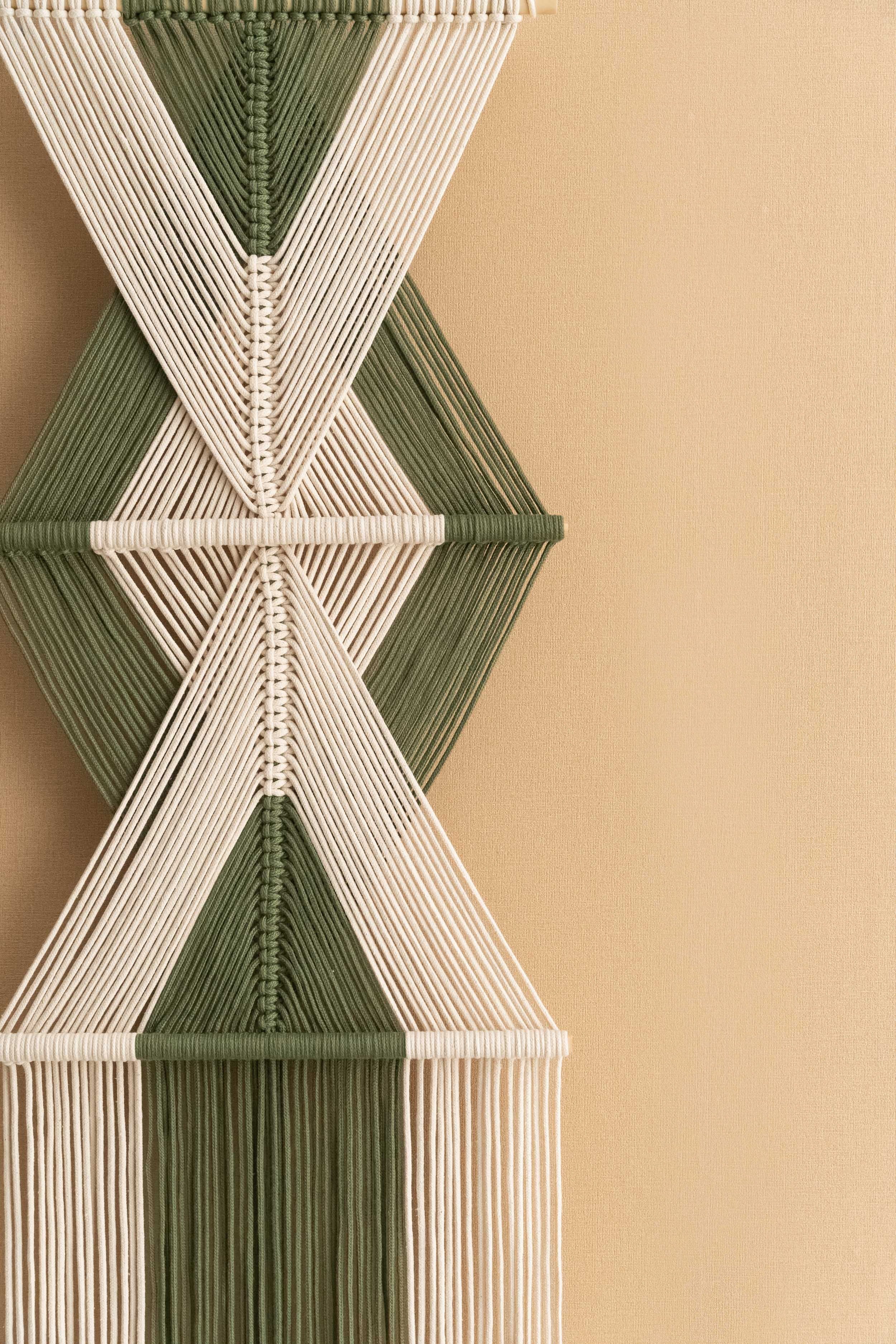 The Arrows - Vertical Boho Macrame Wall Hanging V86