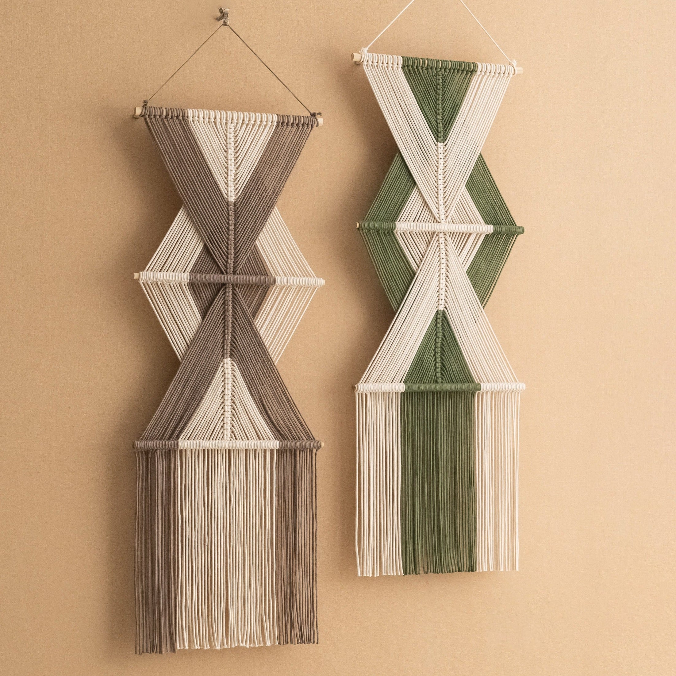 The Arrows - Vertical Boho Macrame Wall Hanging V86