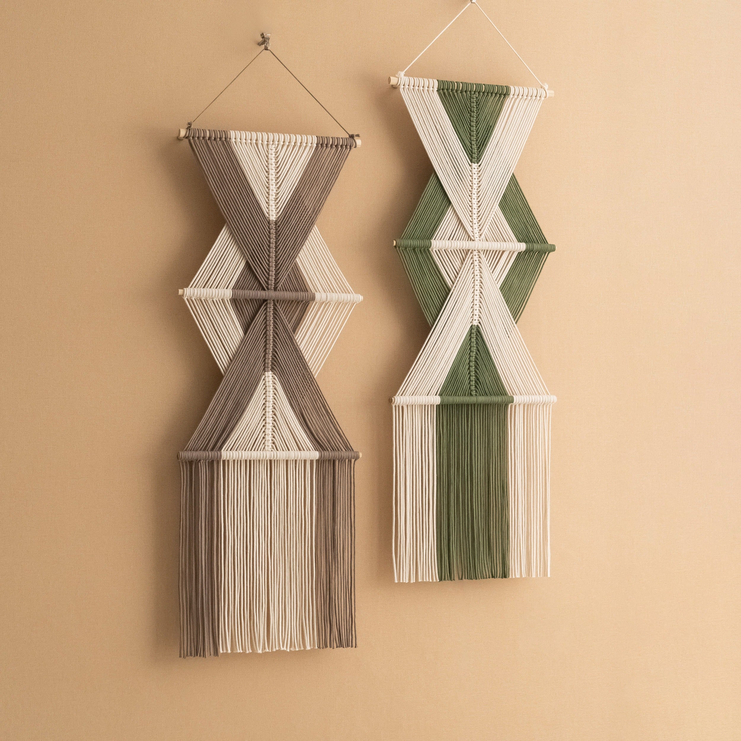 The Arrows - Vertical Boho Macrame Wall Hanging V86