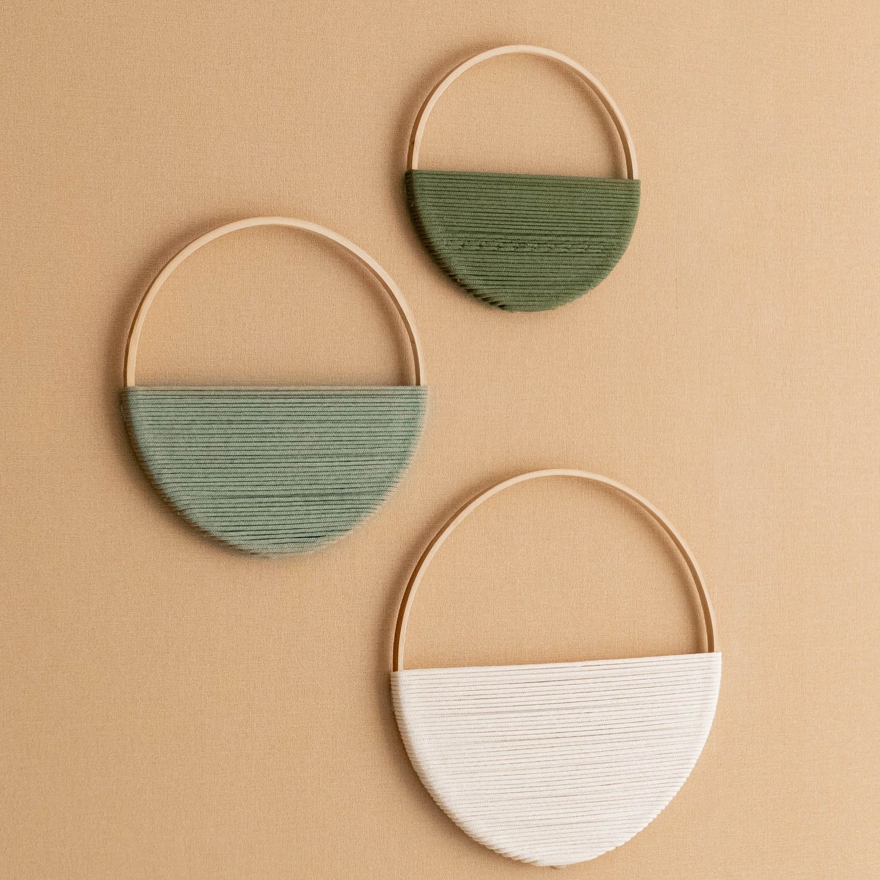 Macrame Circle Wall Decor – Round Boho Macrame Home Art W23