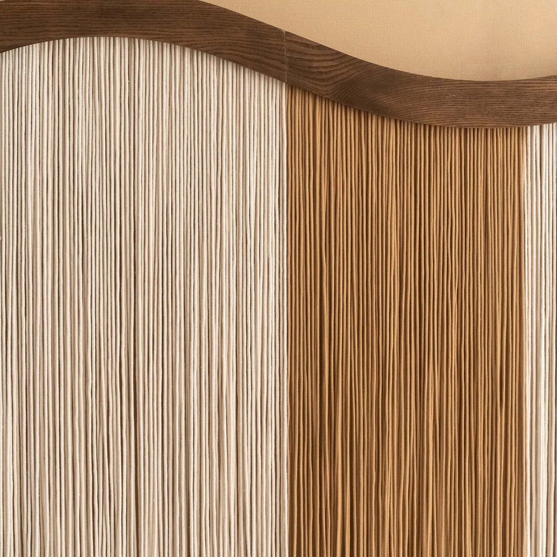 Whispering Fiber Wall Hanging - Minimalist Macrame Wall Decor U05