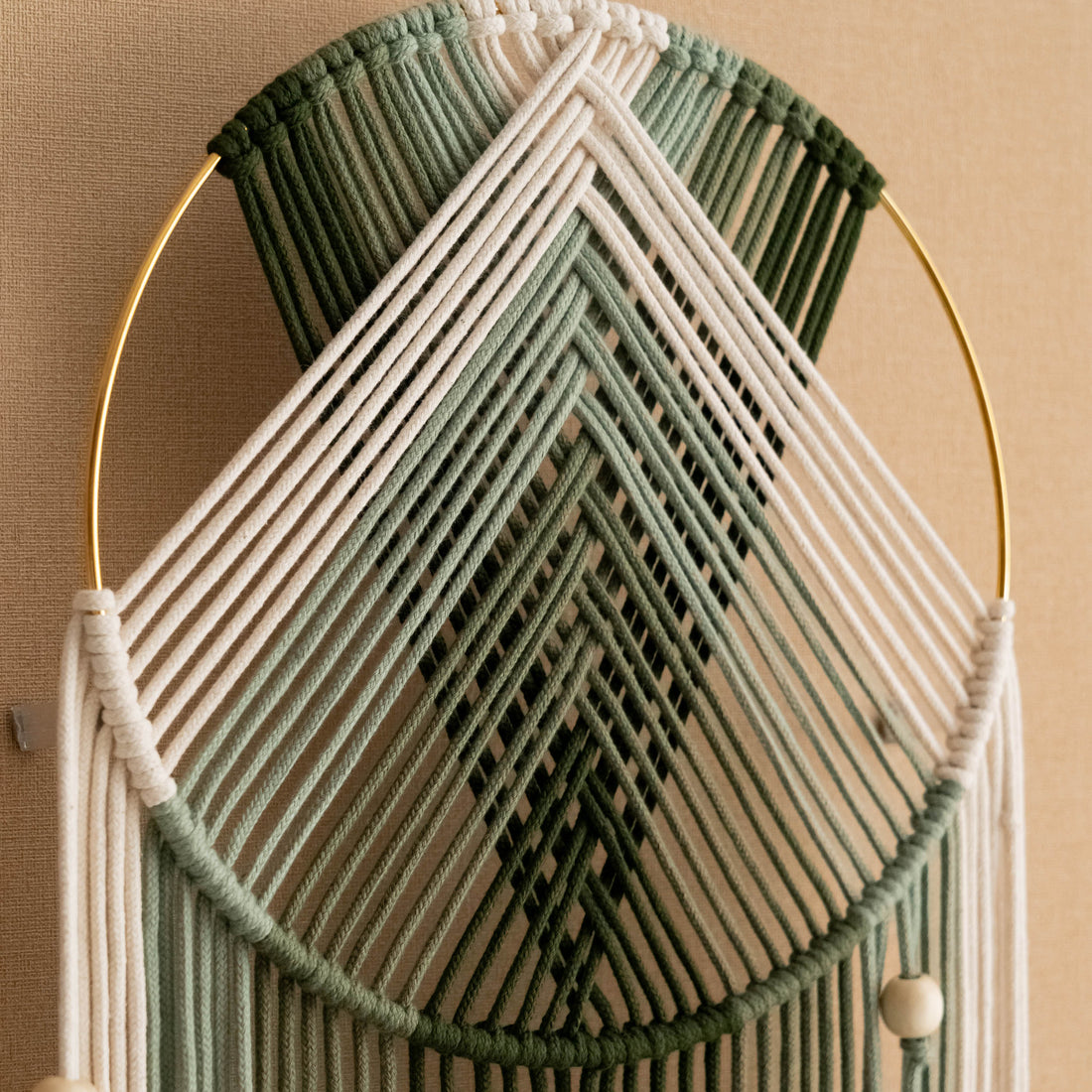 Macrame Dreamcatcher - Boho Cotton Wall Hanging Decor V51