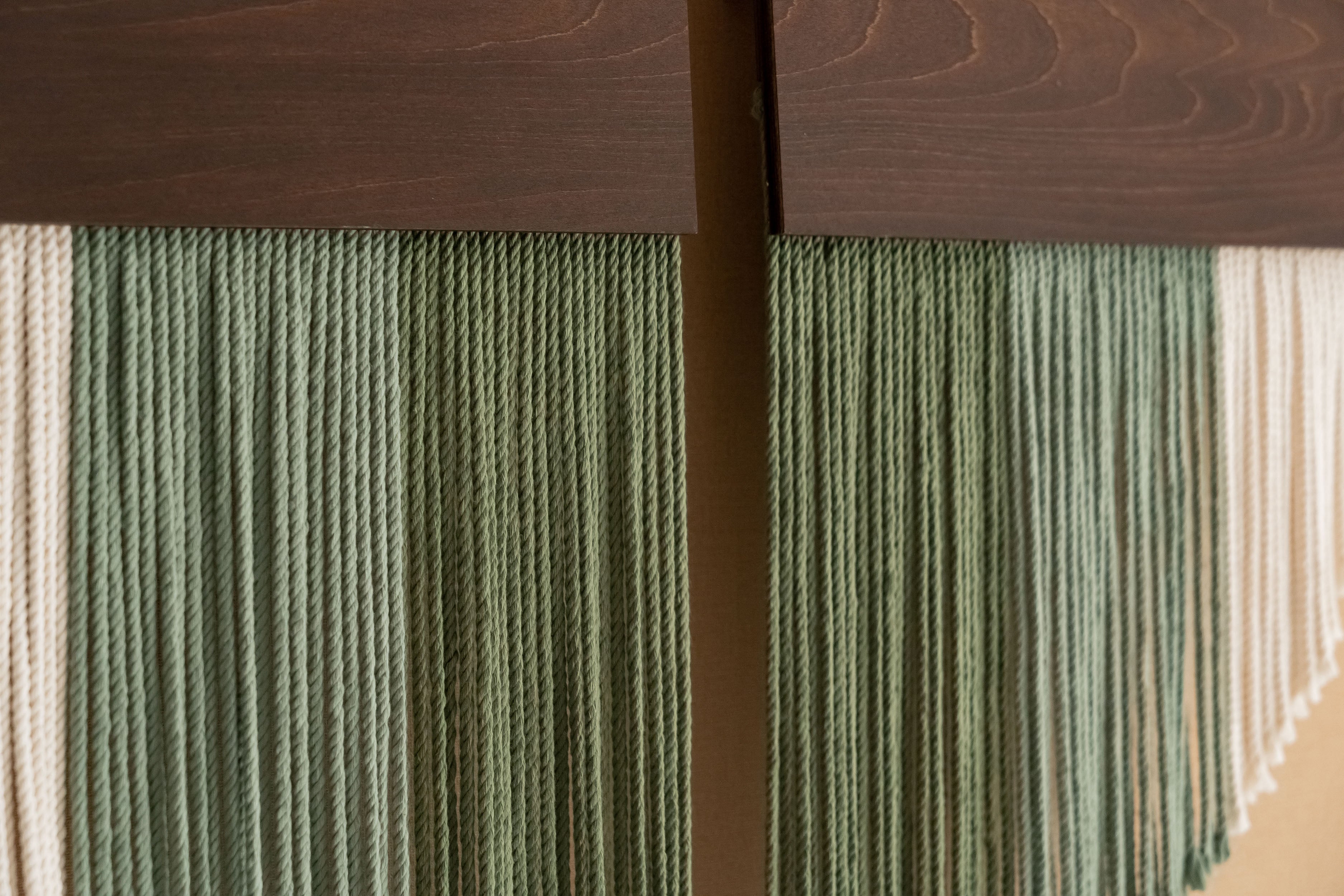 Soulmate Macrame Wall Hanging - Duo Half-Circle Decor V65