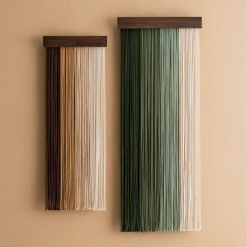 The Fade Macrame Wall Hanging - Vertical Gradient Decor W76