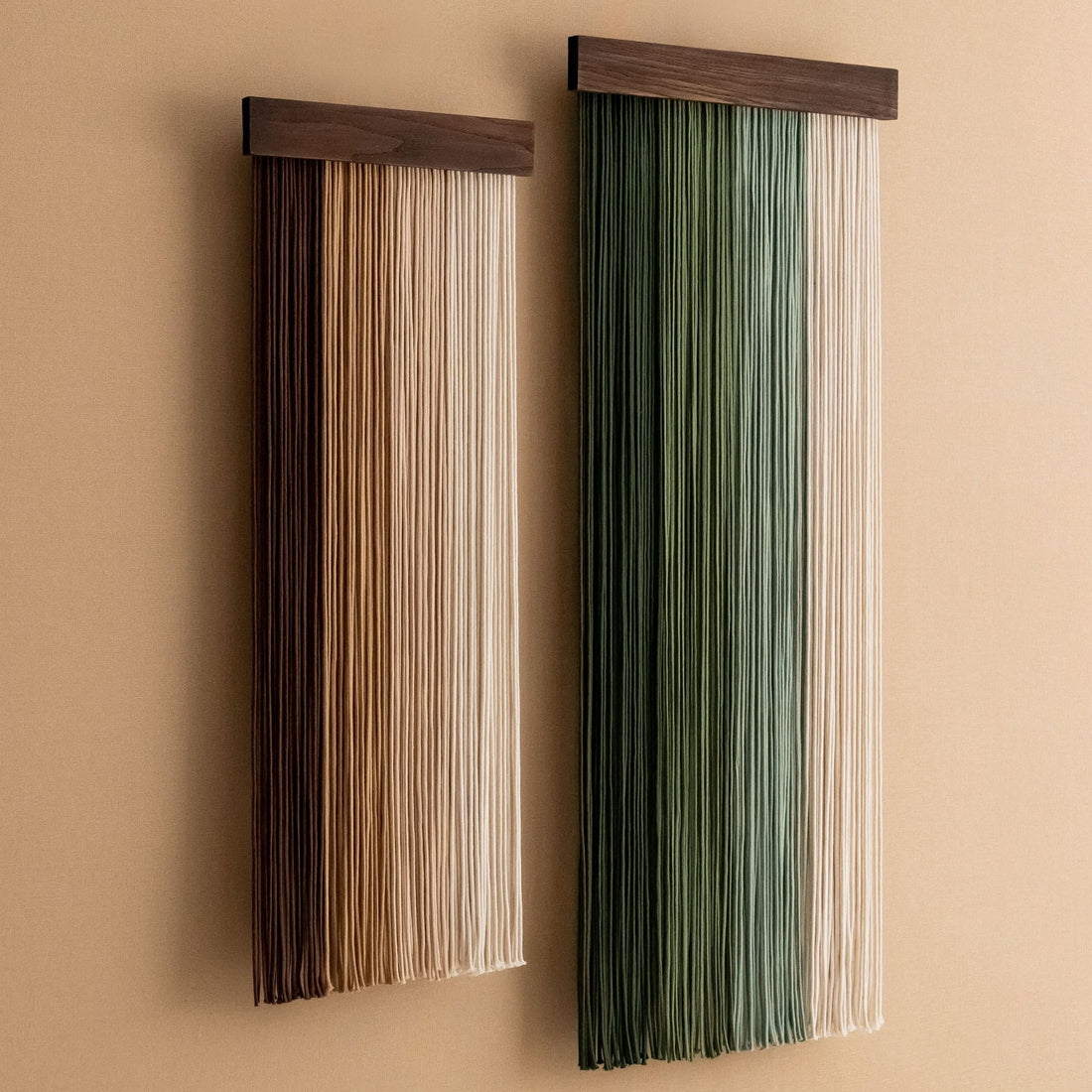 The Fade Macrame Wall Hanging - Vertical Gradient Decor W76