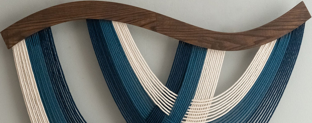 The Flow Wall Hanging Fiber Art for Living Room and Large Wall Decor V ...