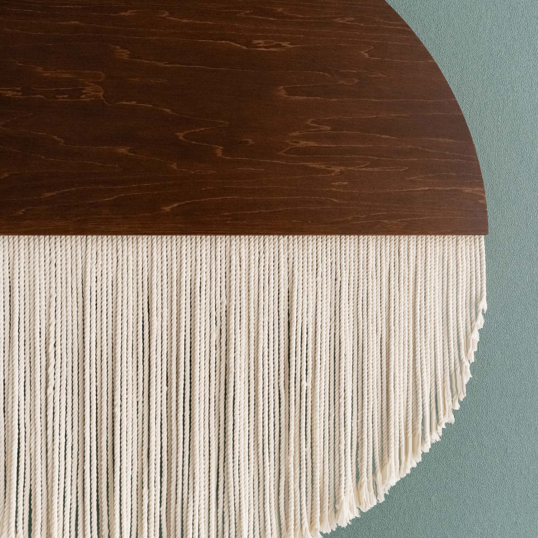 Full Moon Macrame Wall Hanging - Boho Fiber Art Decor V27