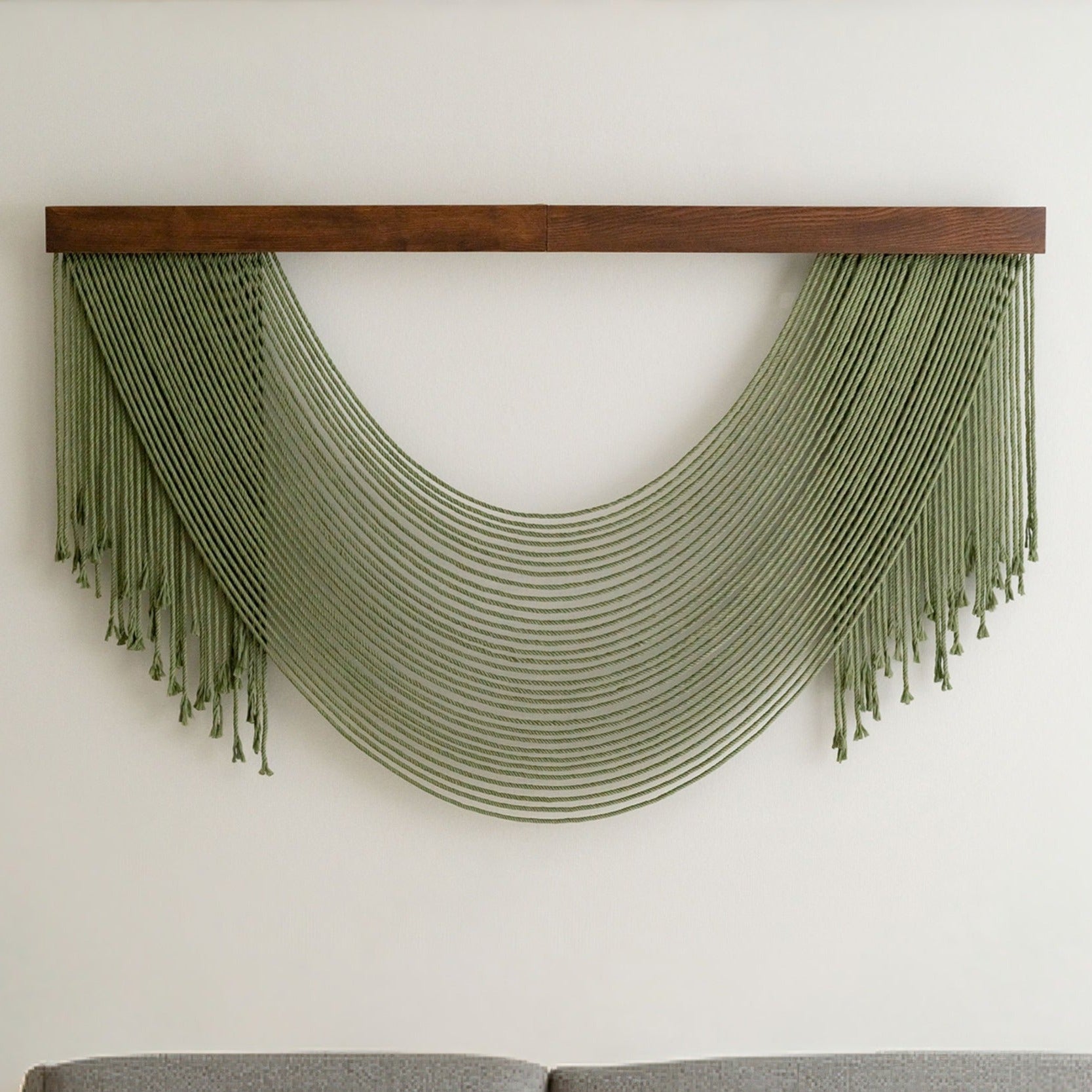 Fiber Wall Hanging for Boho and Farmhouse Home Decor