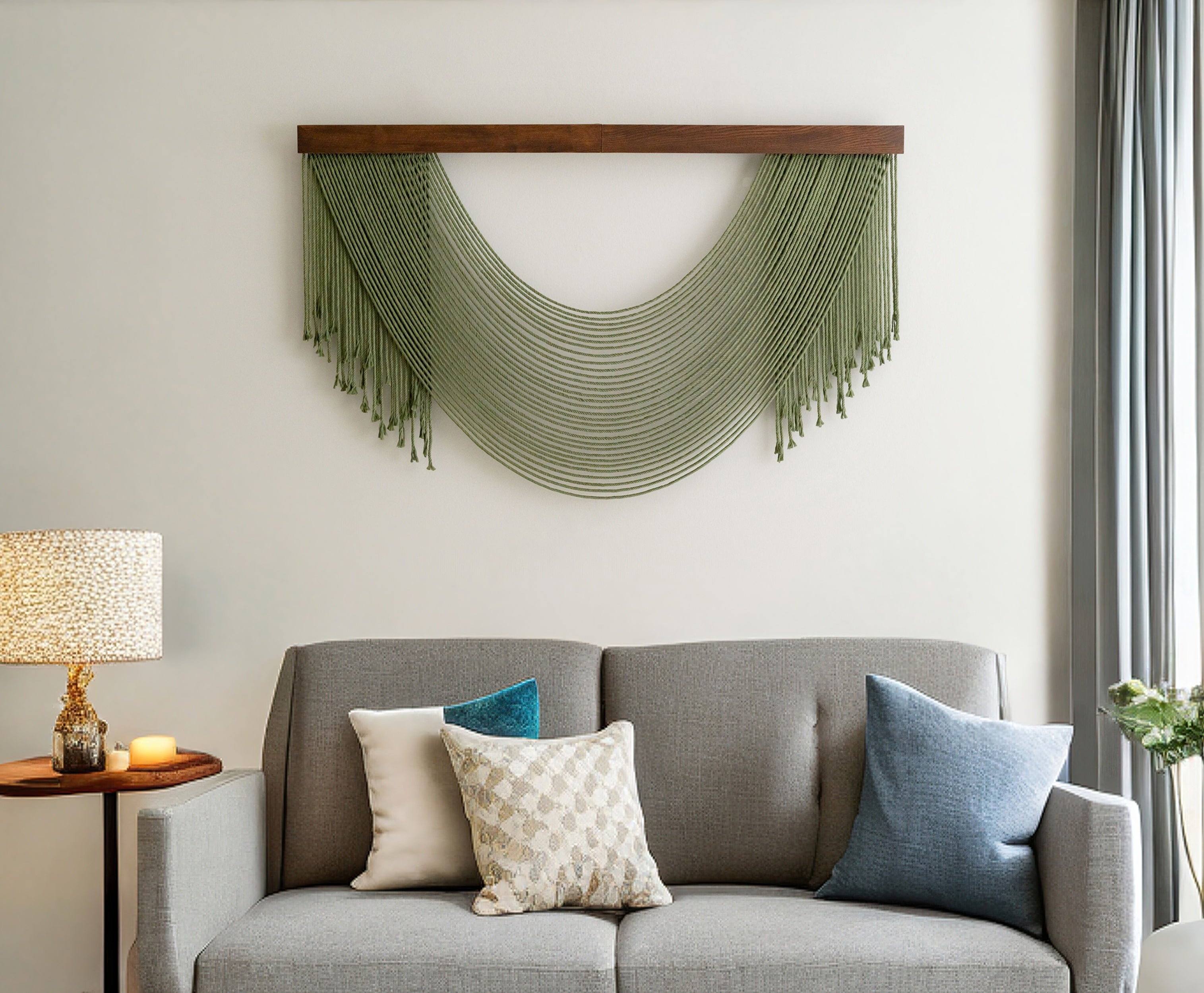 The Grace Macrame Wall Hanging – Boho Fiber Art for Modern Decor V58