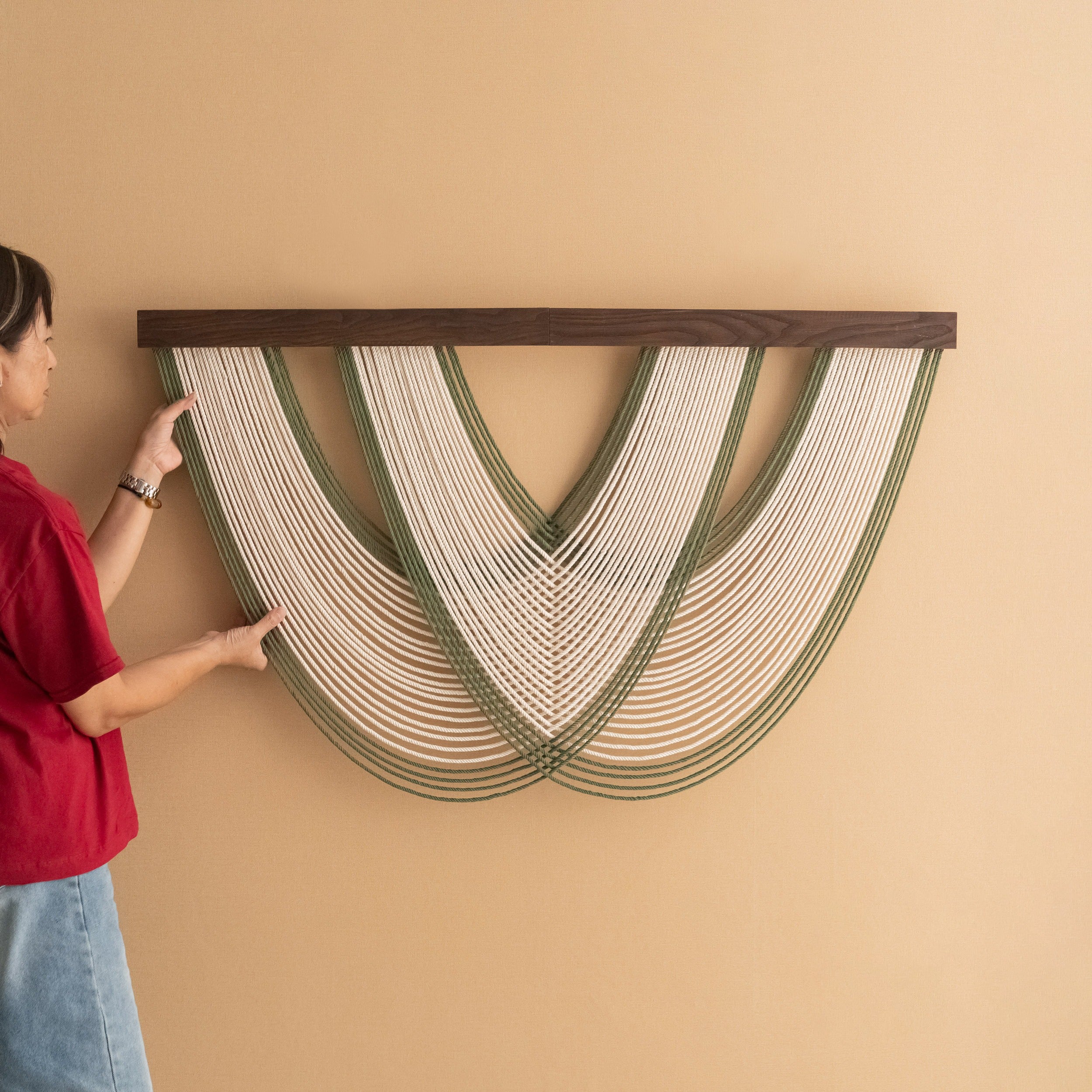 Macrame Fiber Wall Hanging For Stunning Boho Home Accents